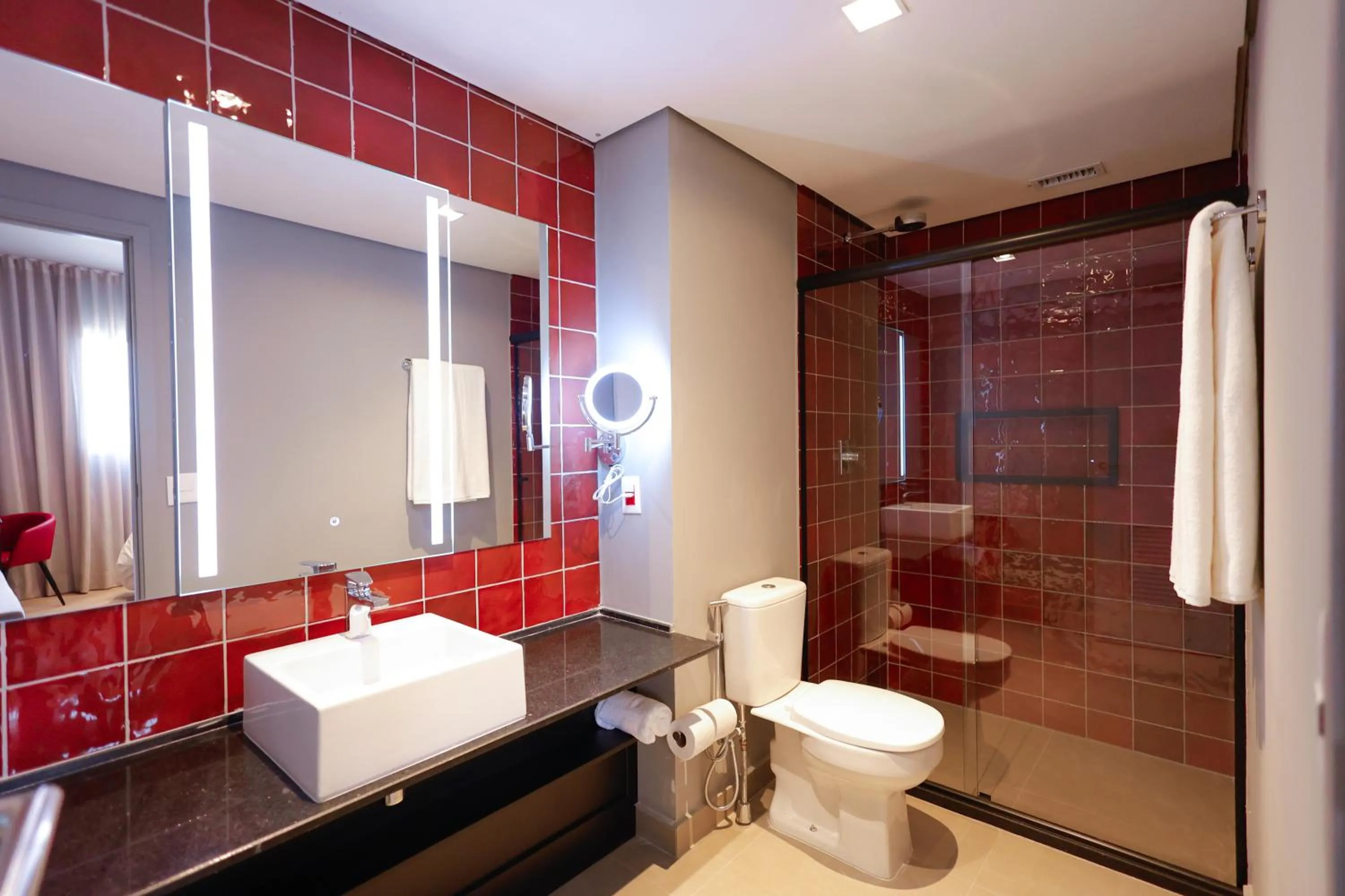 Bathroom in Radisson RED Ibirapuera