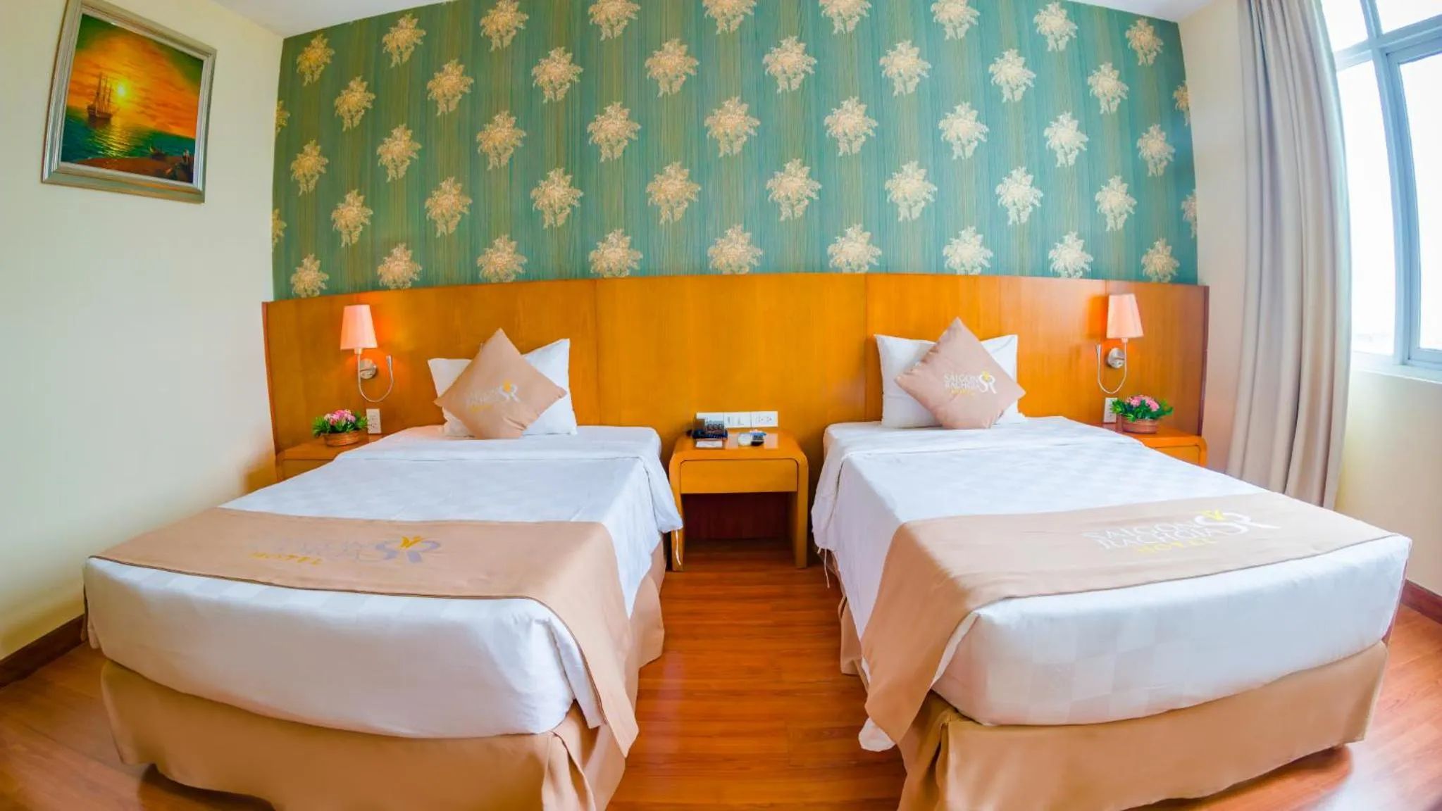 Bed in Sai Gon Rach Gia Hotel