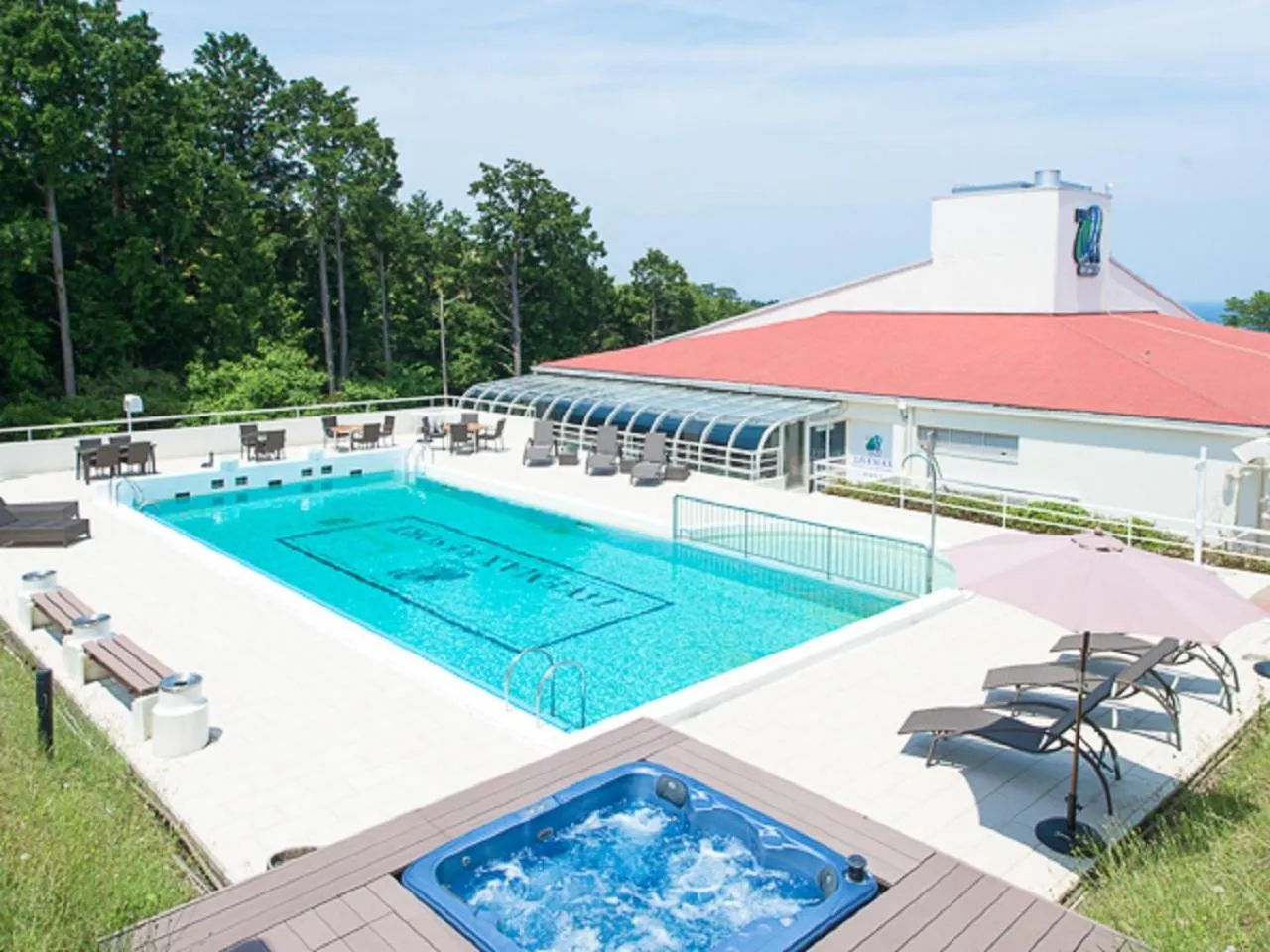 Pool view in LiVEMAX RESORT Ito Kawana