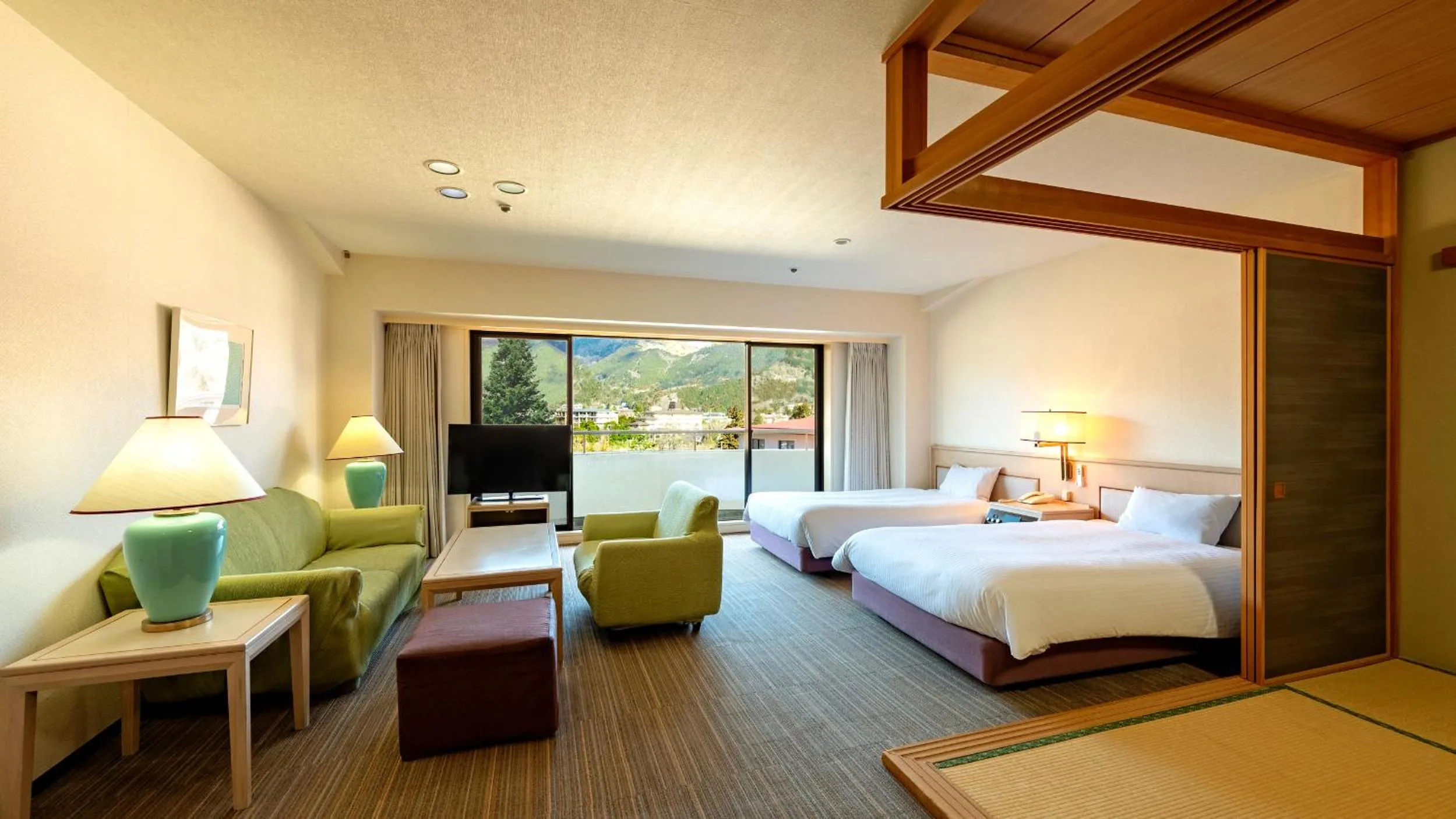 Photo of the whole room, Bed in Recove Hakone