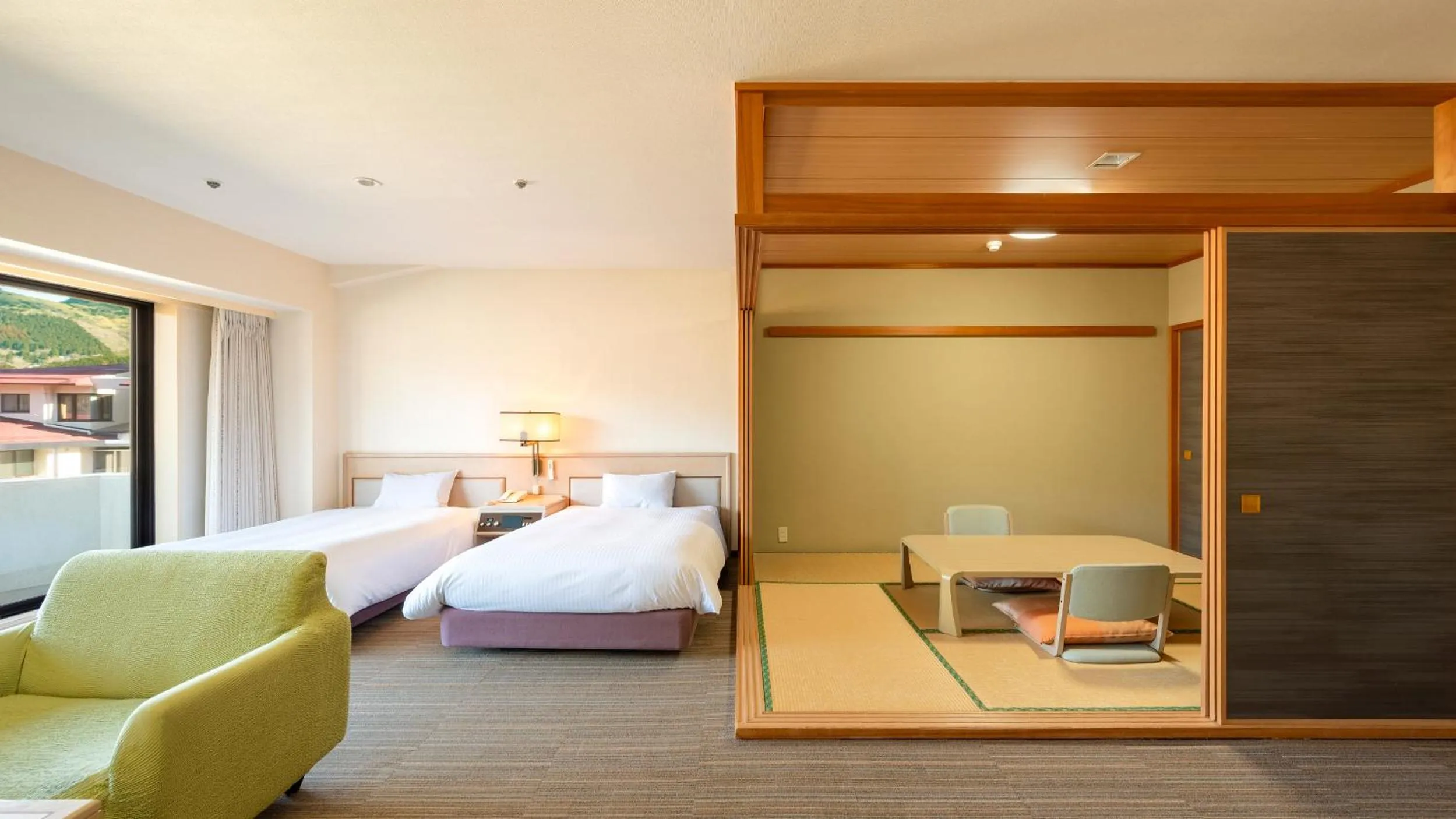 Photo of the whole room, Bed in Recove Hakone