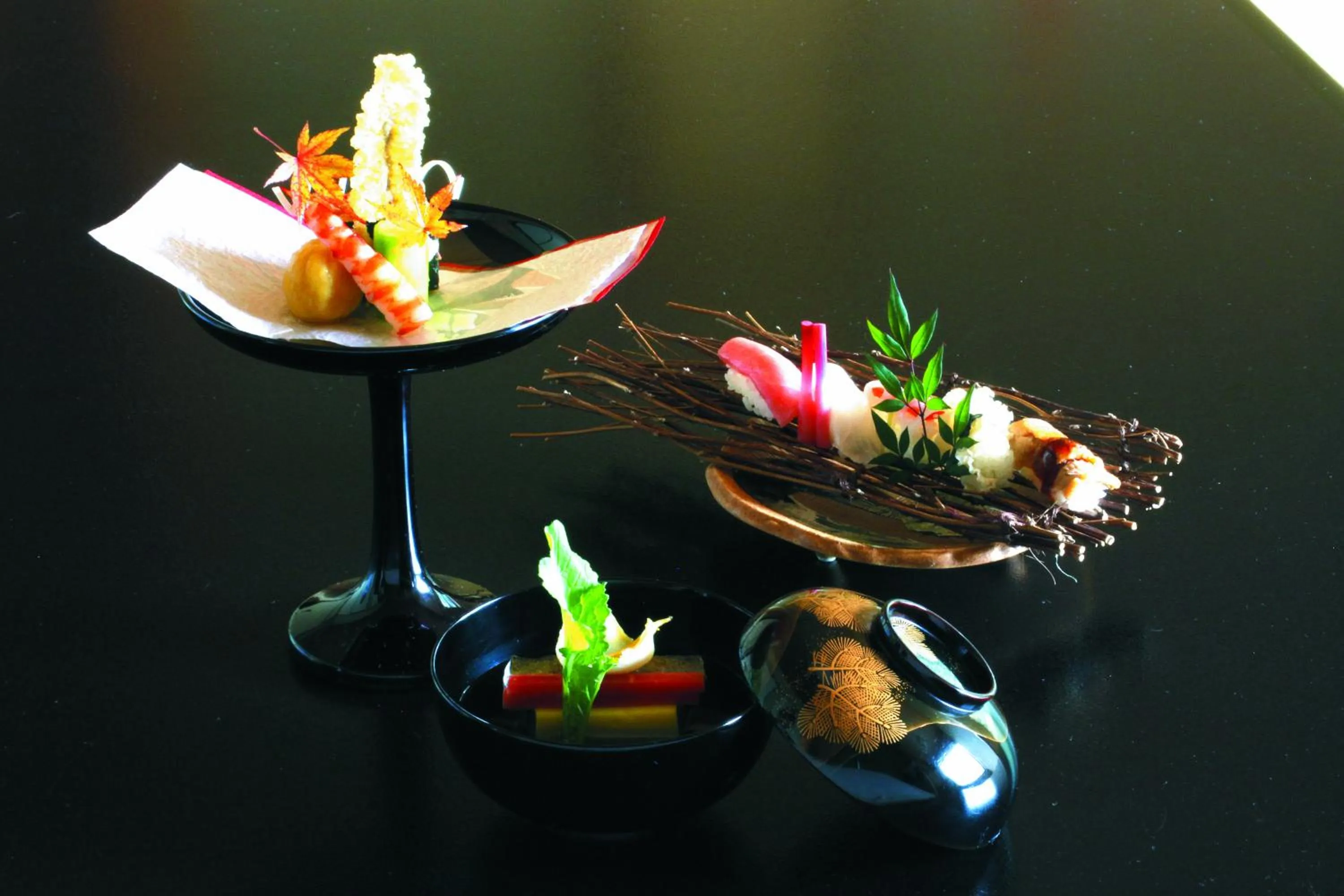 Food close-up in Hananoyado Fukuya
