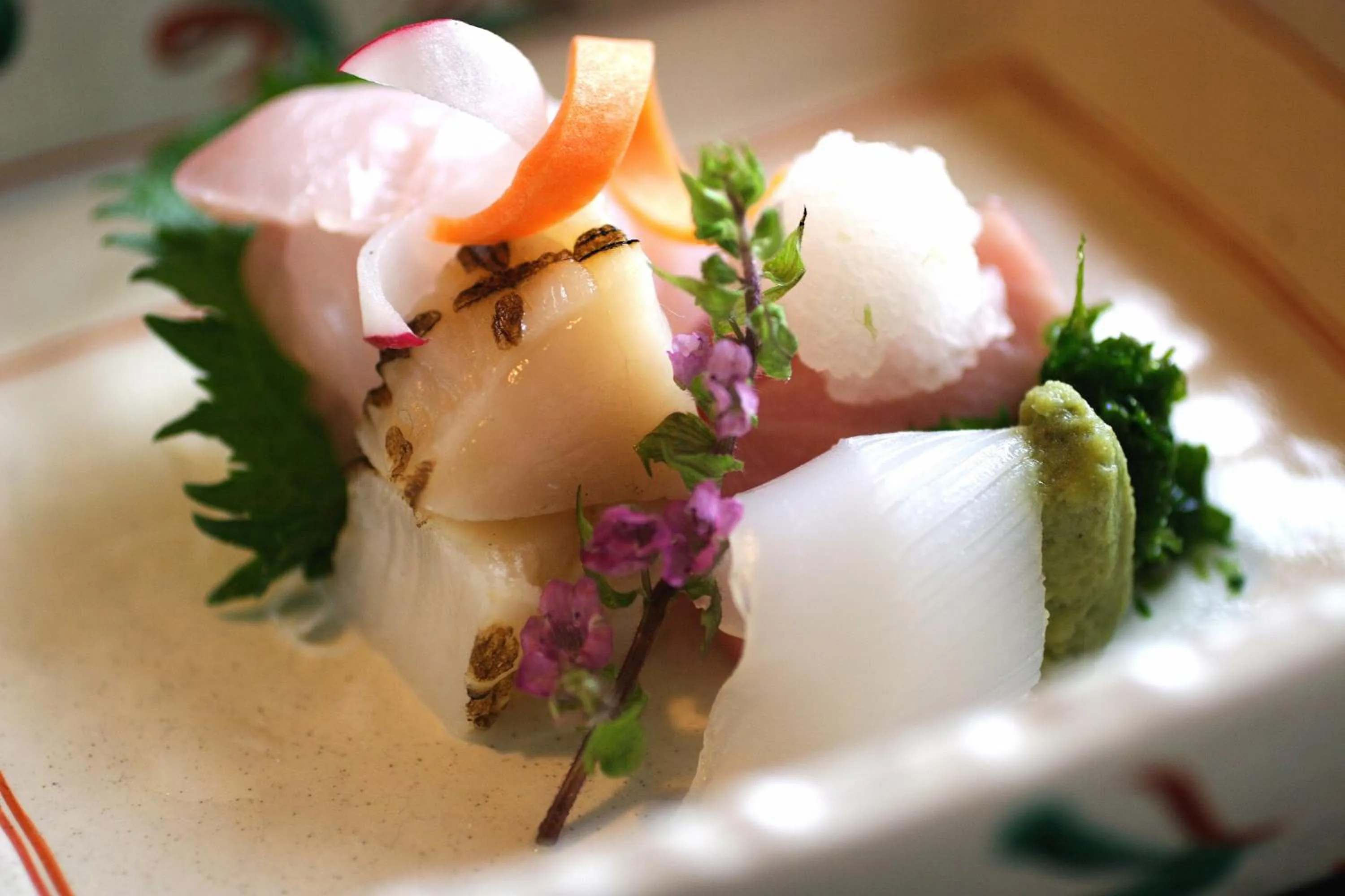 Food close-up in Hananoyado Fukuya