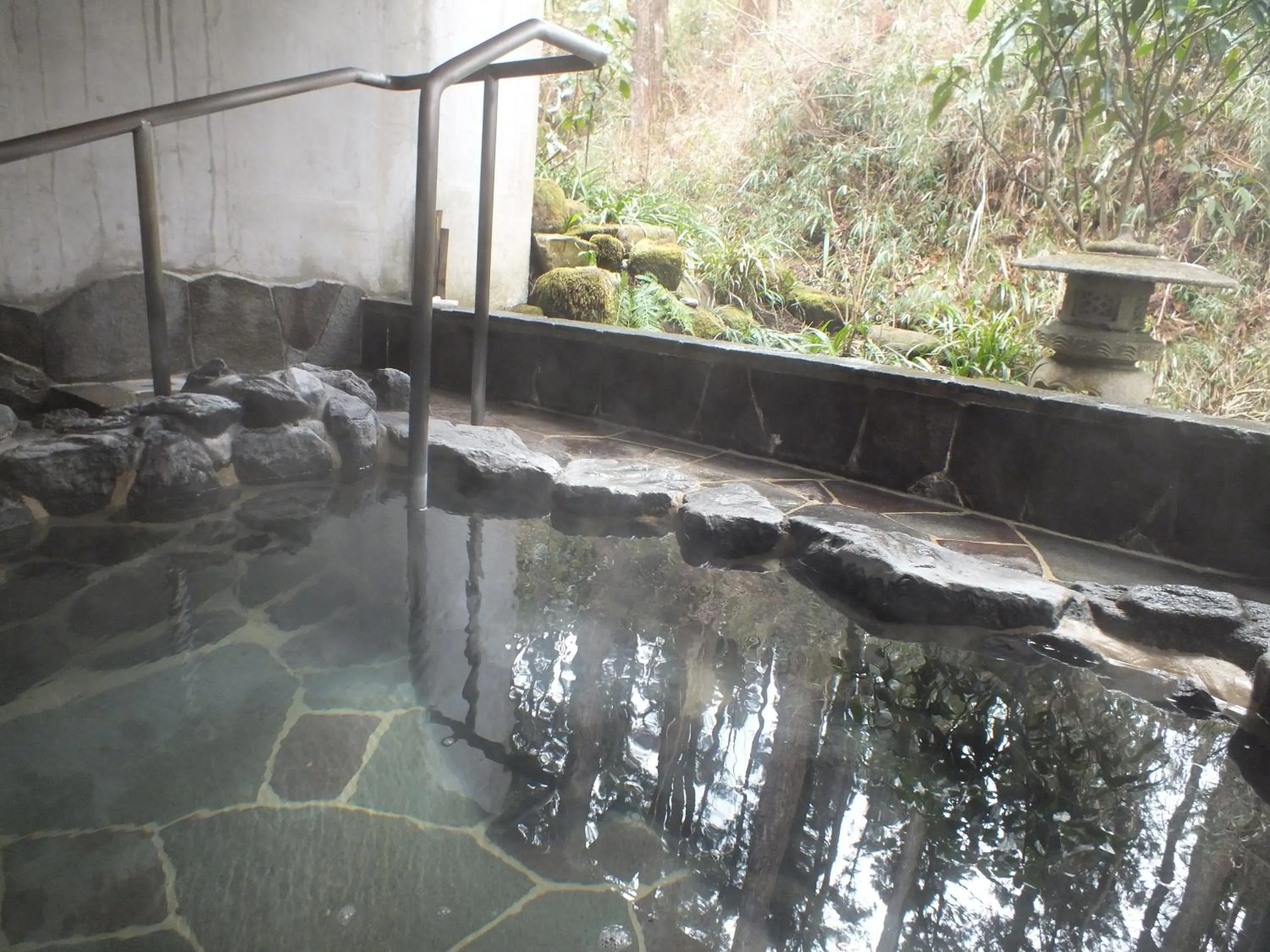 Open Air Bath in Hananoyado Fukuya