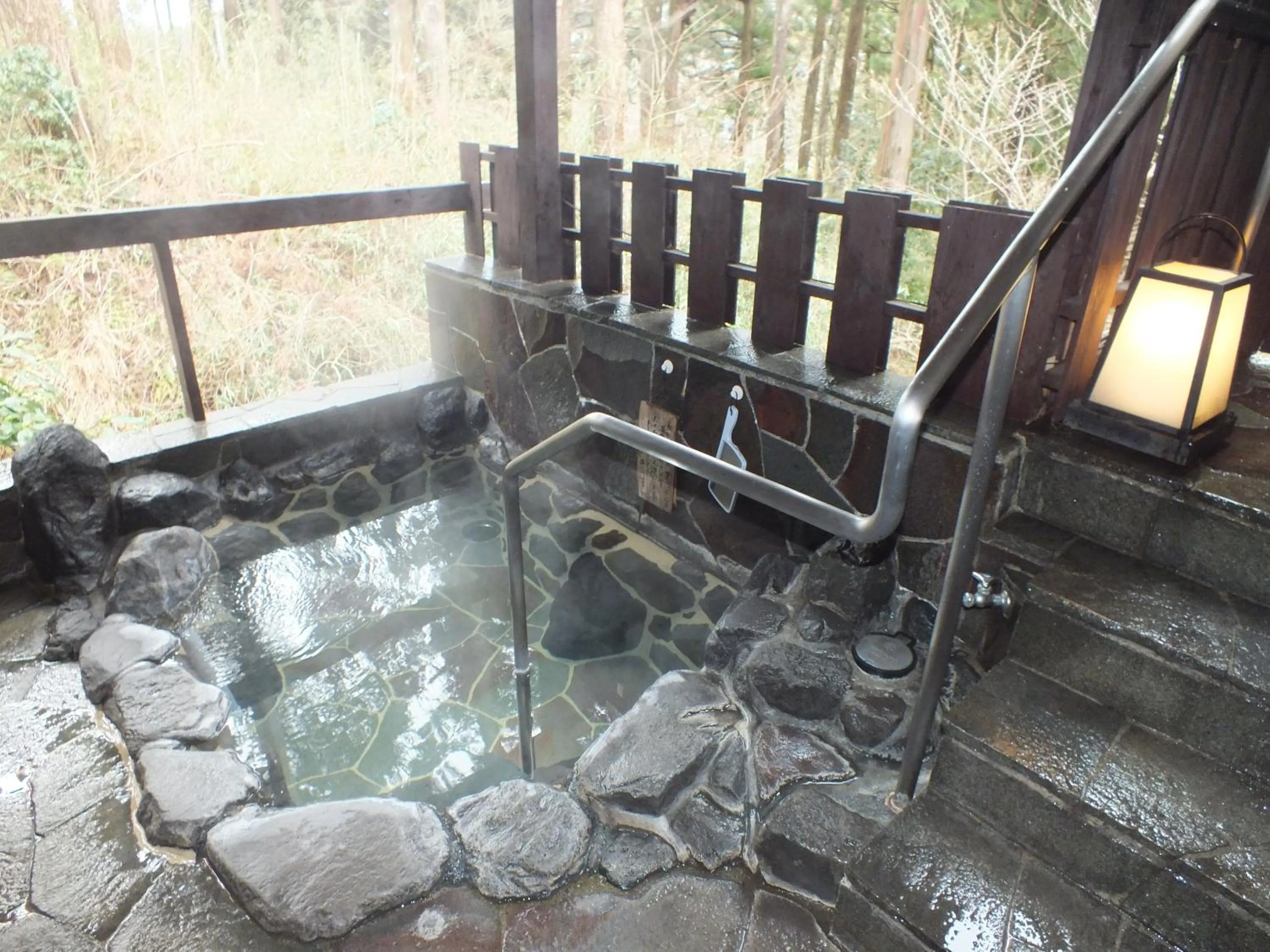 Hot Spring Bath in Hananoyado Fukuya