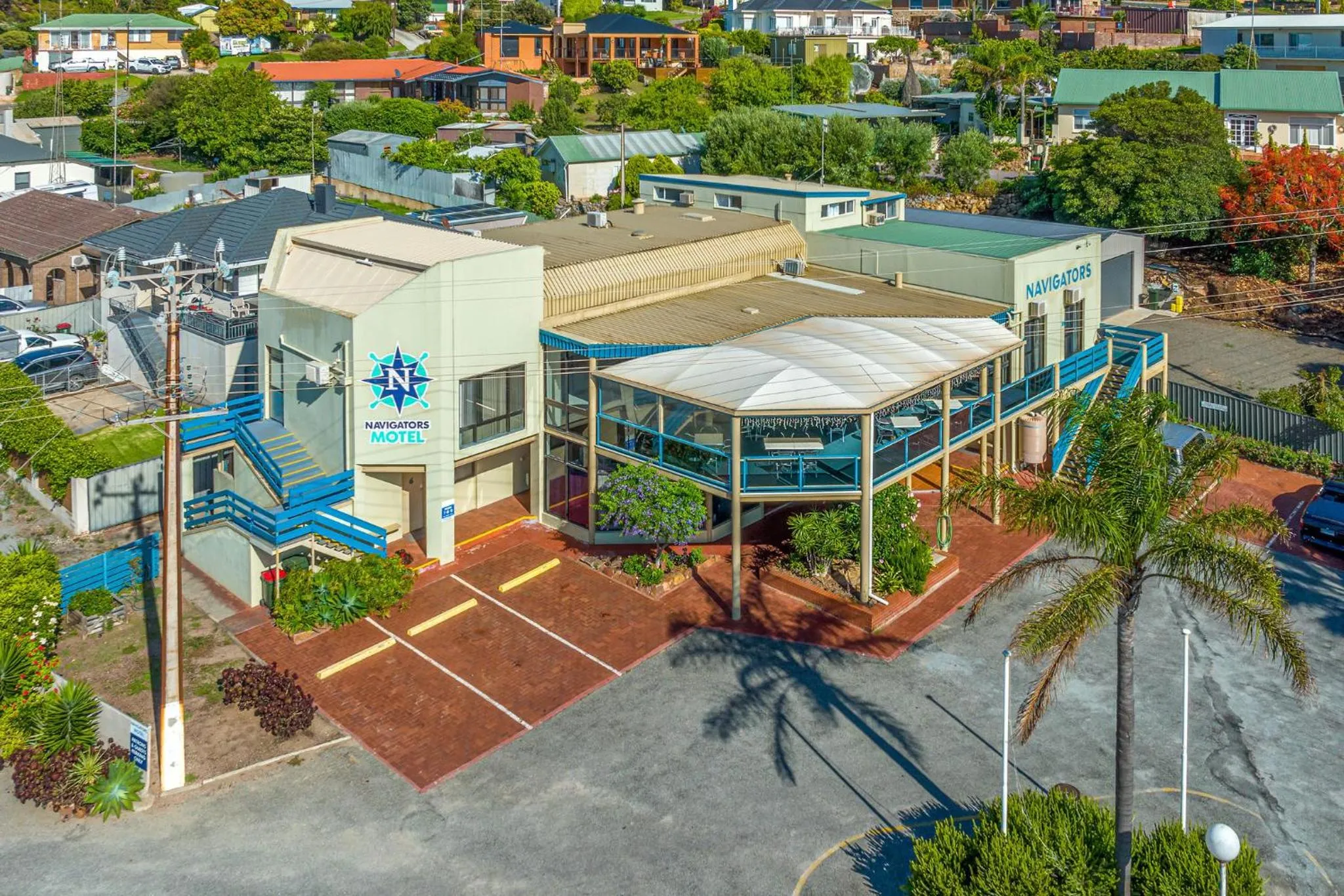 Bird's eye view in Navigators Motel