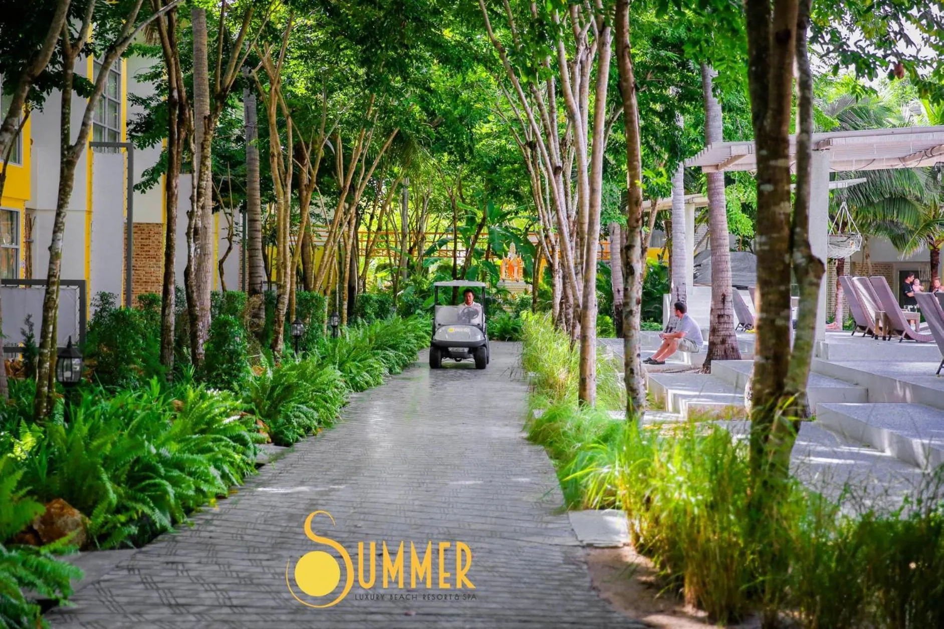 Garden view in Summer Luxury Beach Resort & Spa