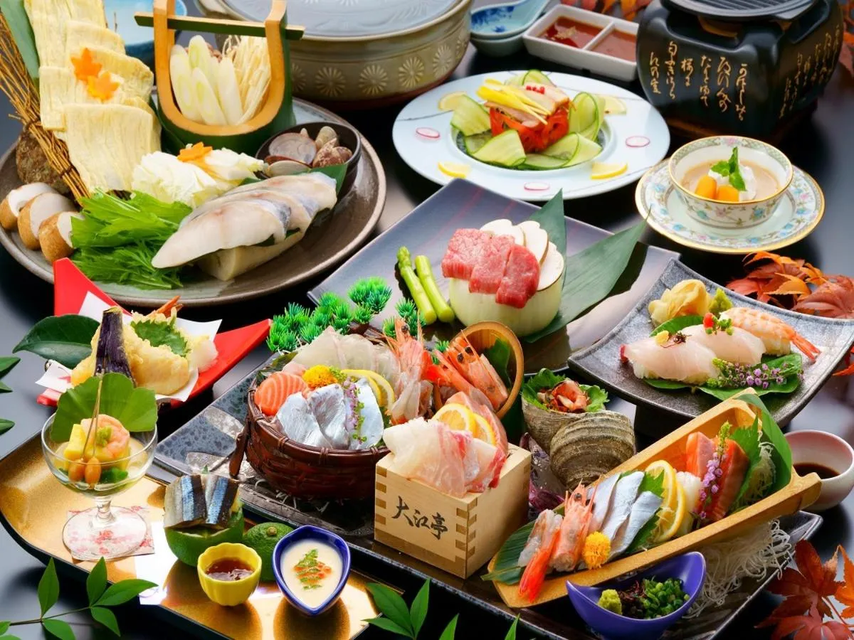 Food in Seaside Hotel Mimatsu Ooetei