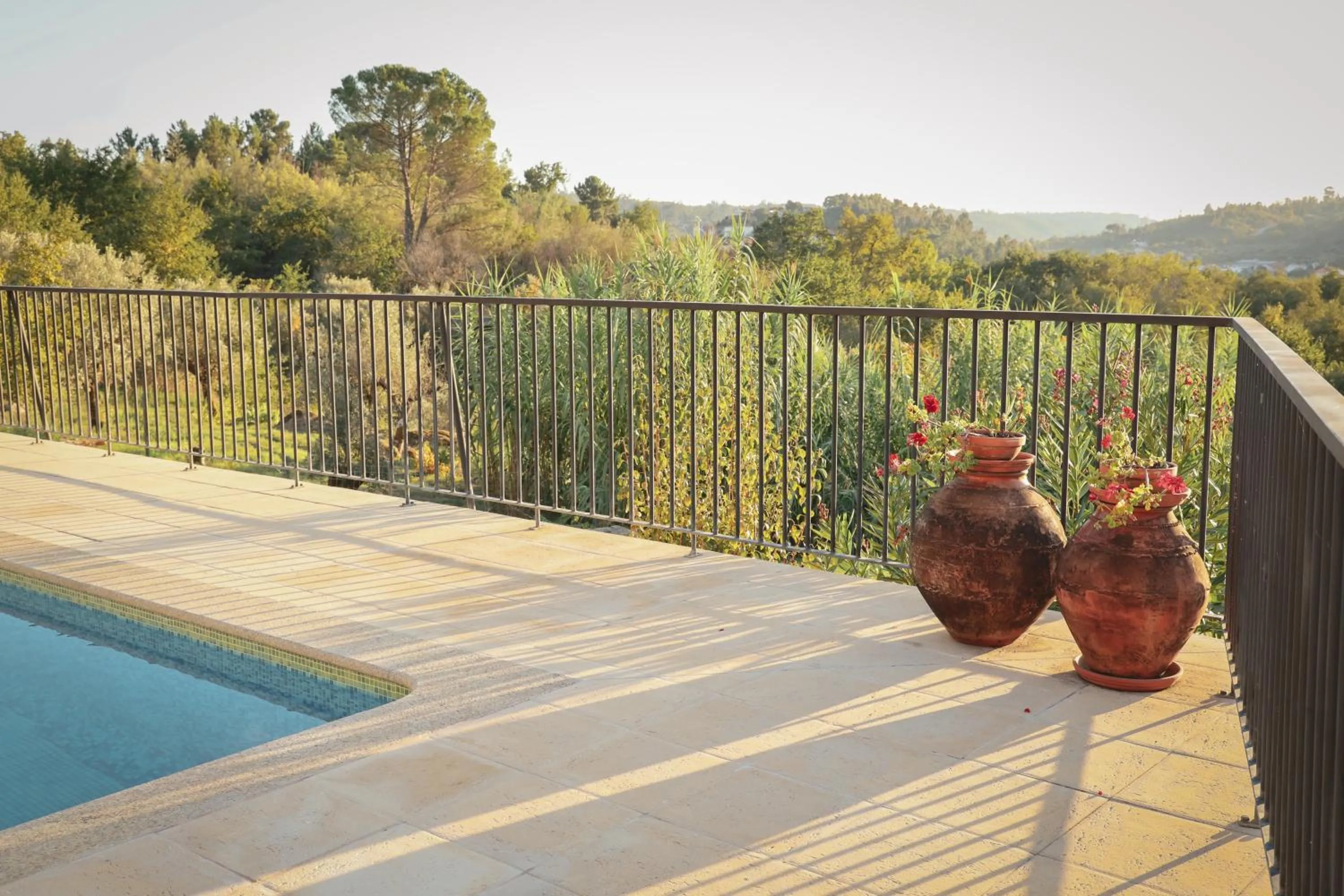 Pool view in I Love Dão Casas Da Fraga