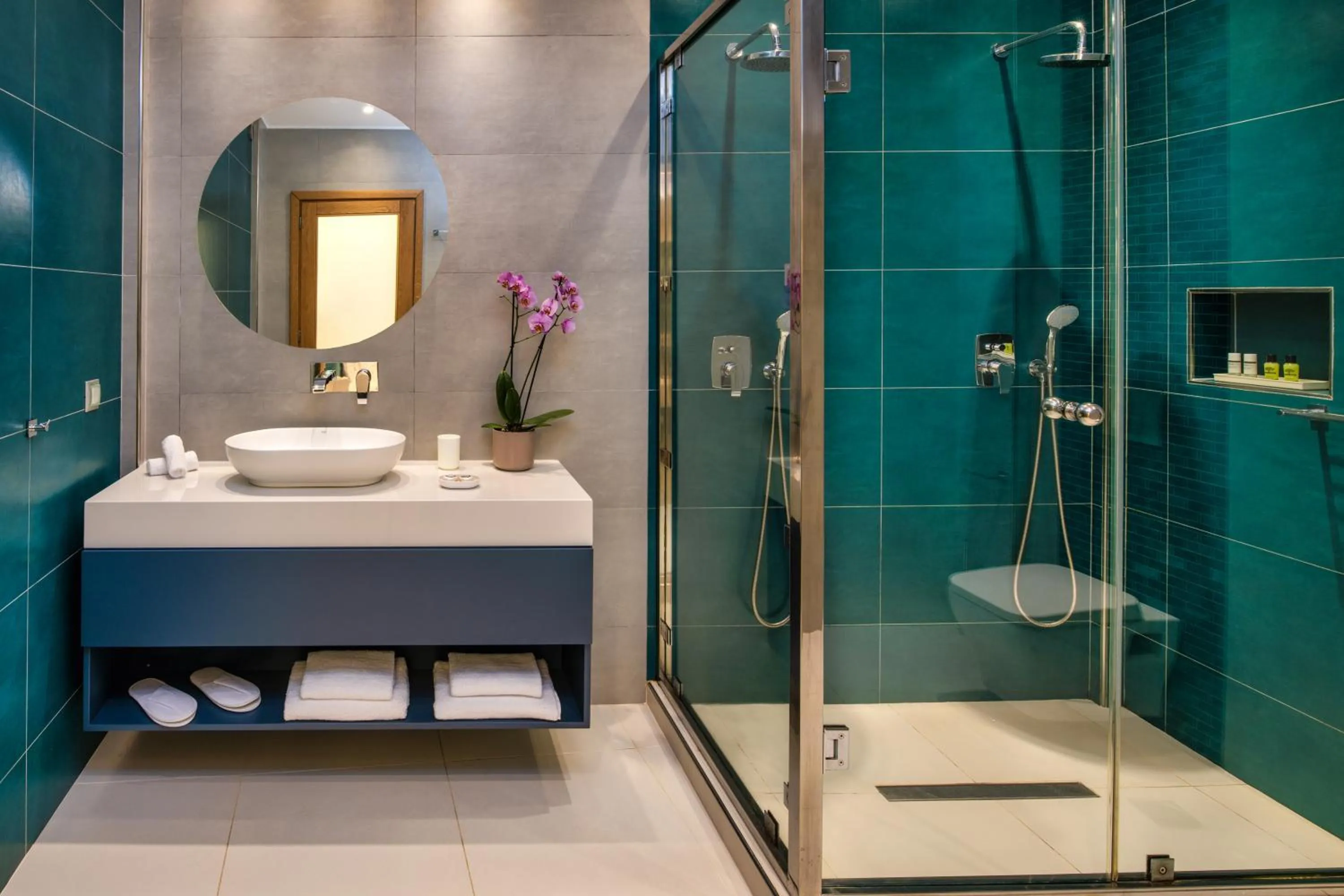 Bathroom in Aura Suites