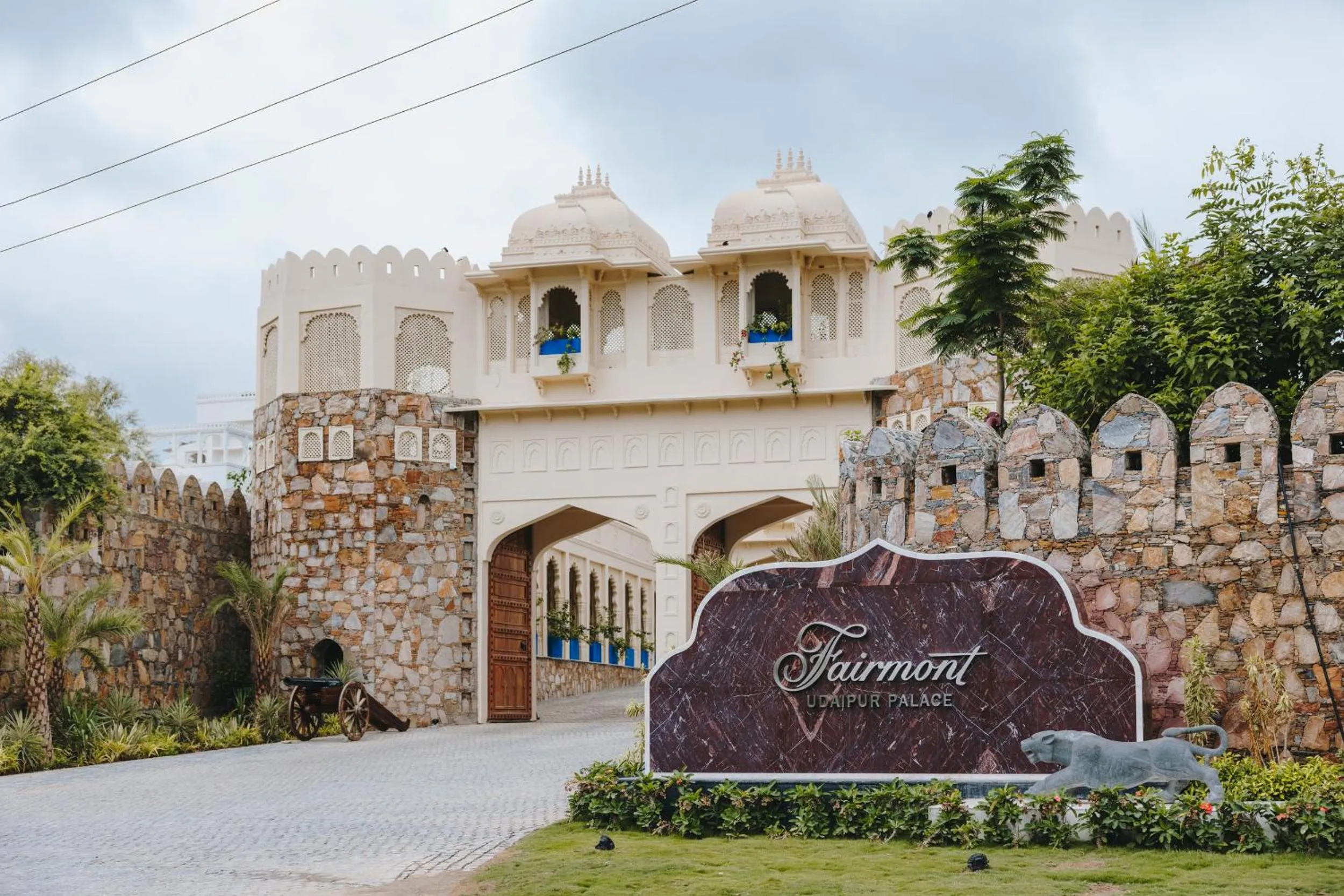 Facade/entrance in Fairmont Udaipur Palace