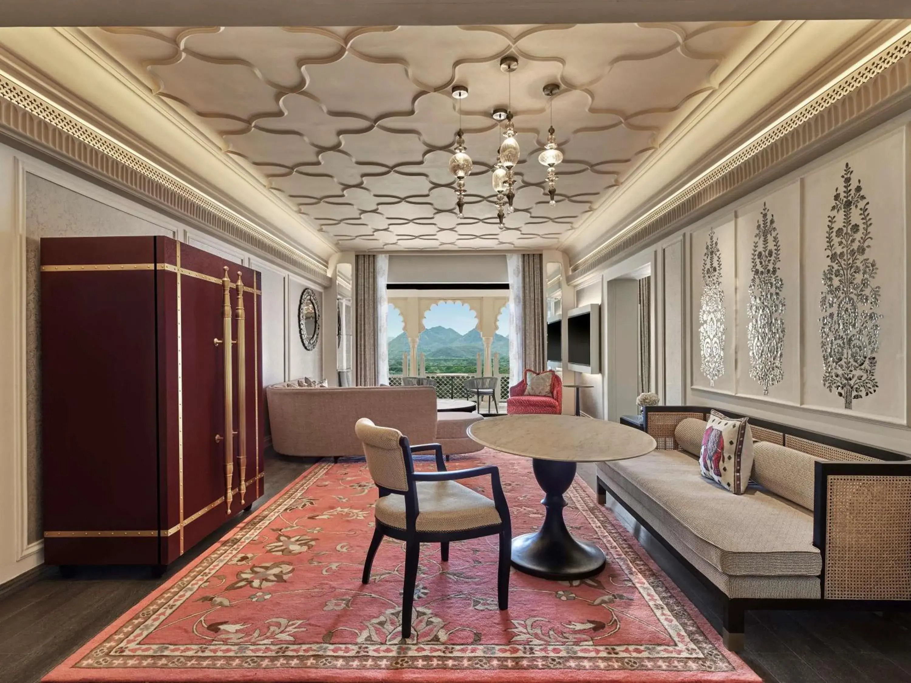 Regal Mewar Suite - 20% off on Salon,Spa, Dining, Signature welcome drink on arrival, Immersive cultural evening experience, Curated in-room amenities platter, Complimentary access to paddleball, pickleball courts, Mini Golf area in Fairmont Udaipur Palace Regal Mewar Suite - 20% off on Salon,Spa, Dining, Signature welcome drink on arrival, Immersive cultural evening experience, Curated in-room amenities platter, Complimentary access to paddleball, pickleball courts, Mini Golf area in Fairmont Udaipur Palace