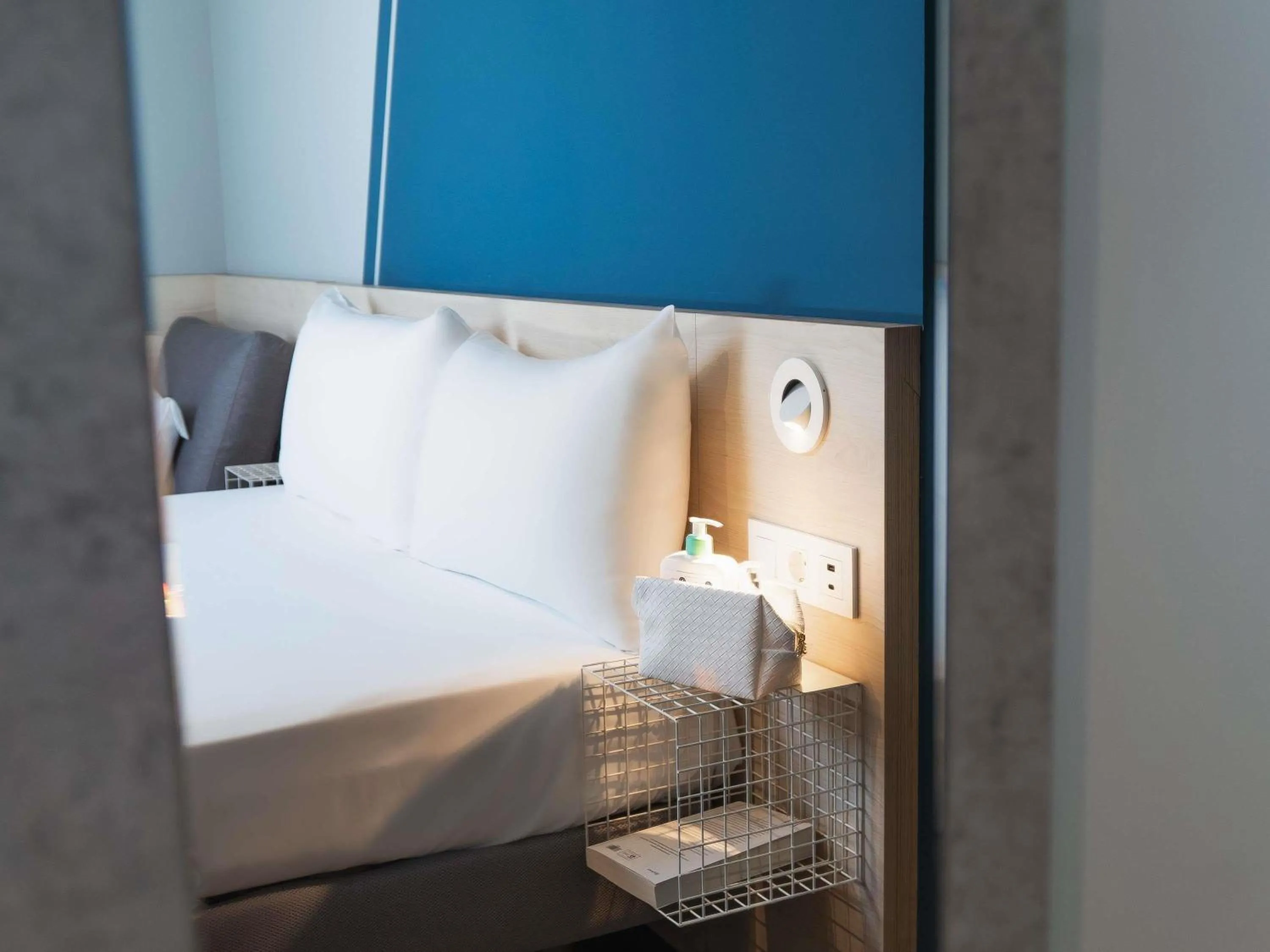 Bedroom, Bed in ibis budget Madrid Albasanz