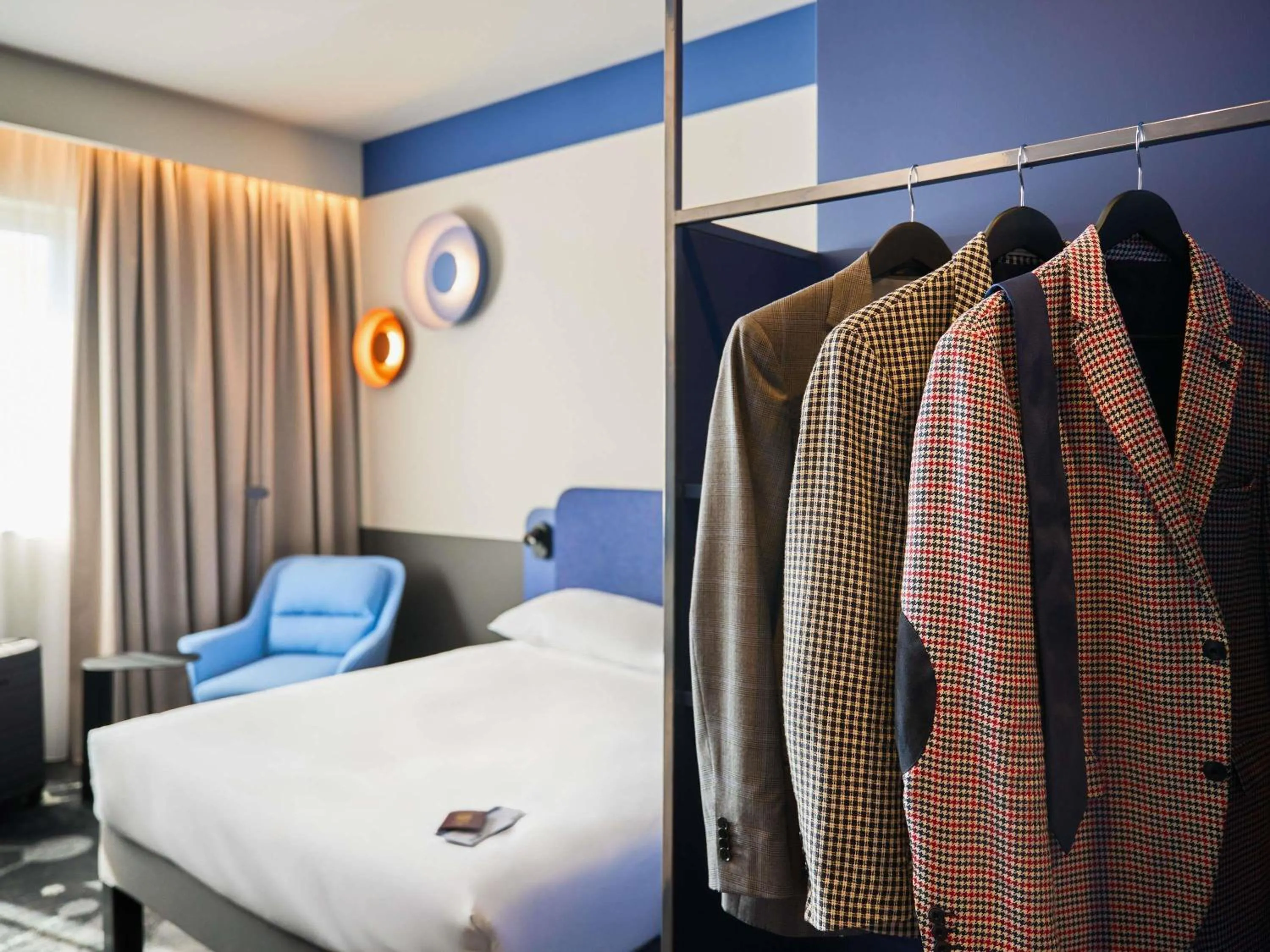 Bedroom, Bed in ibis Styles Katowice Airport