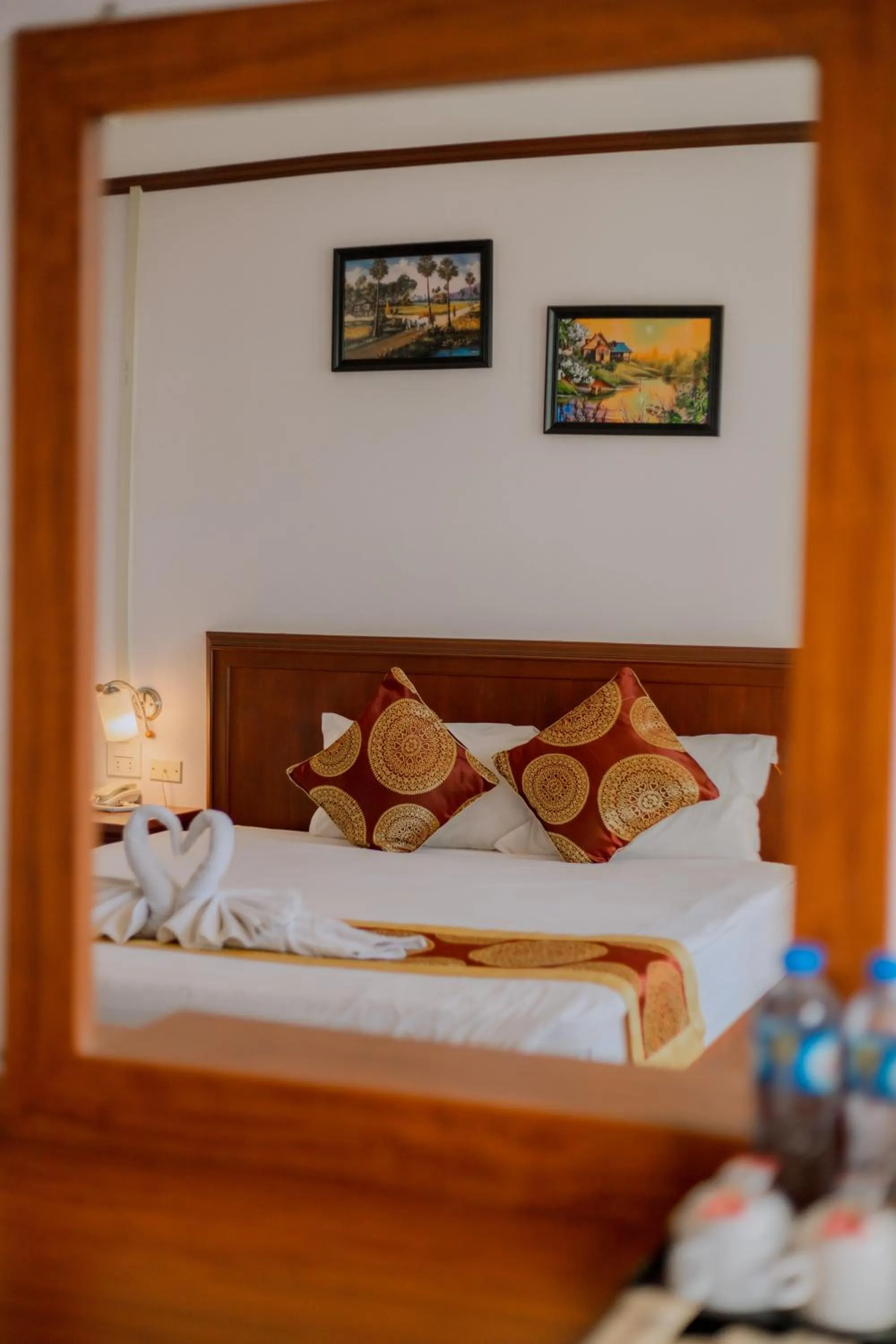 Bed in Vilayvong Hotel