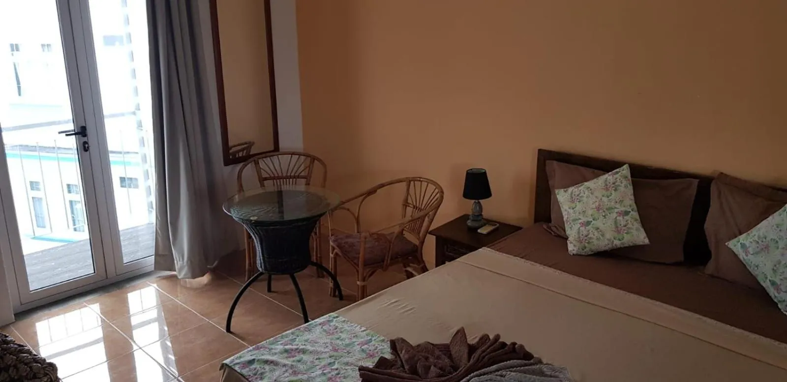 Bed in LeBovallon B&B