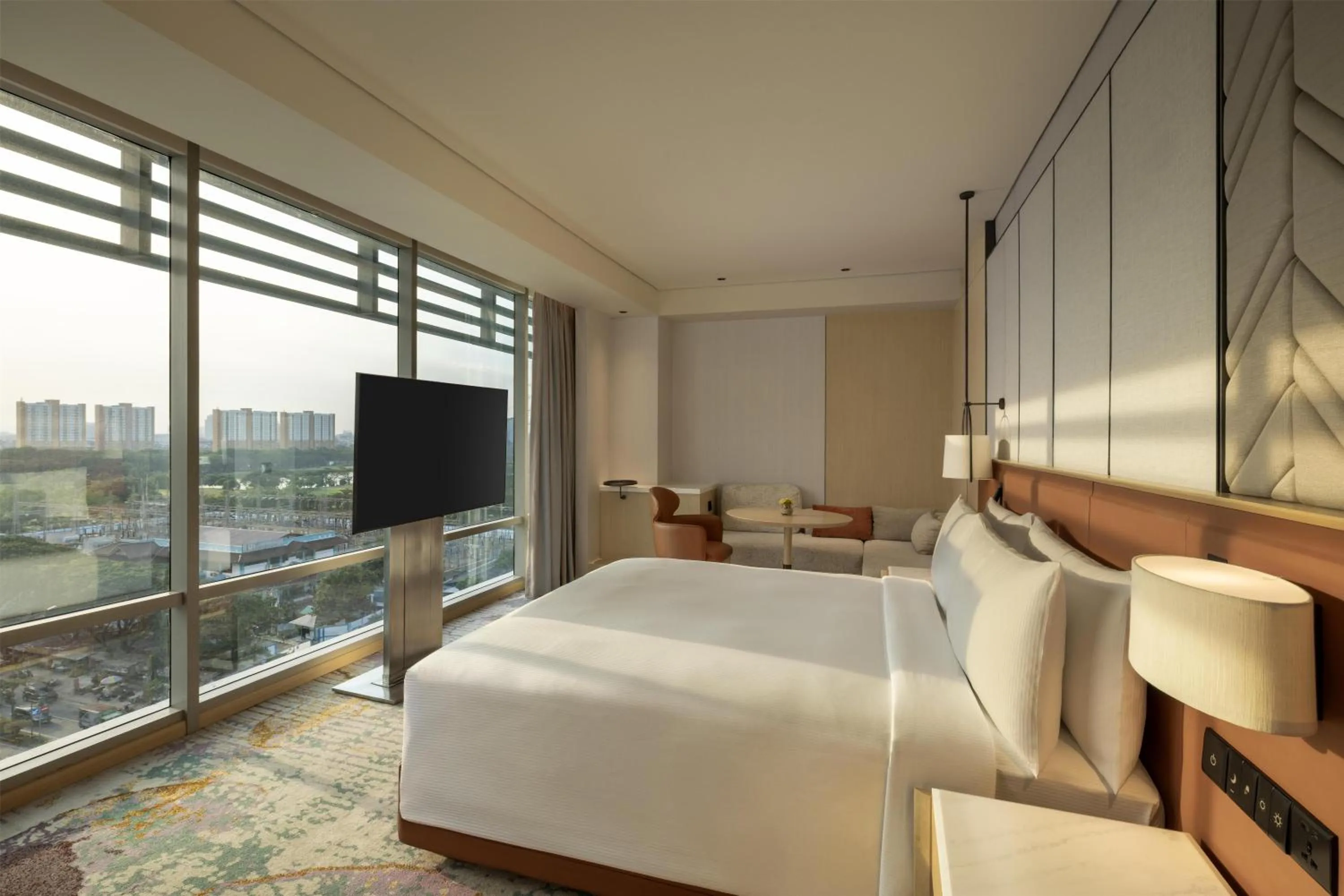 Bed in DoubleTree by Hilton Jakarta Kemayoran