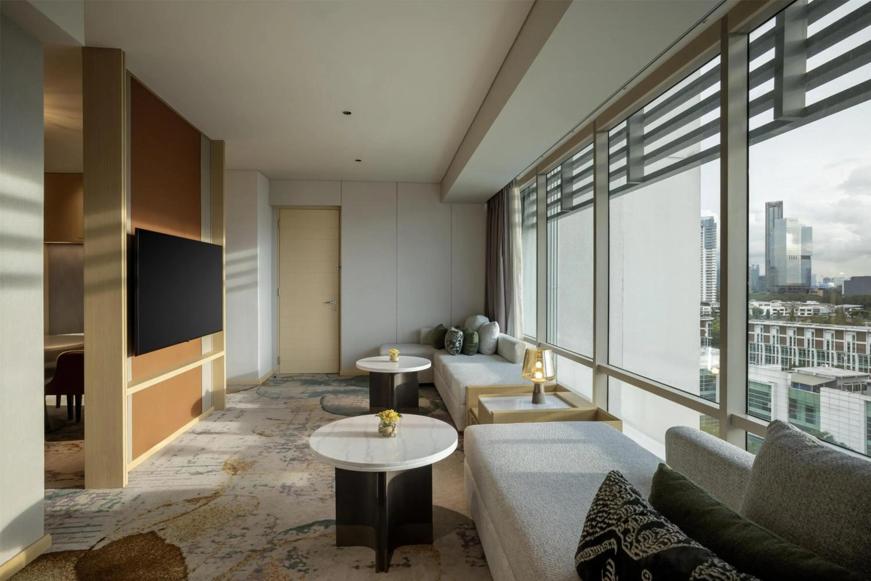 Living room in DoubleTree by Hilton Jakarta Kemayoran