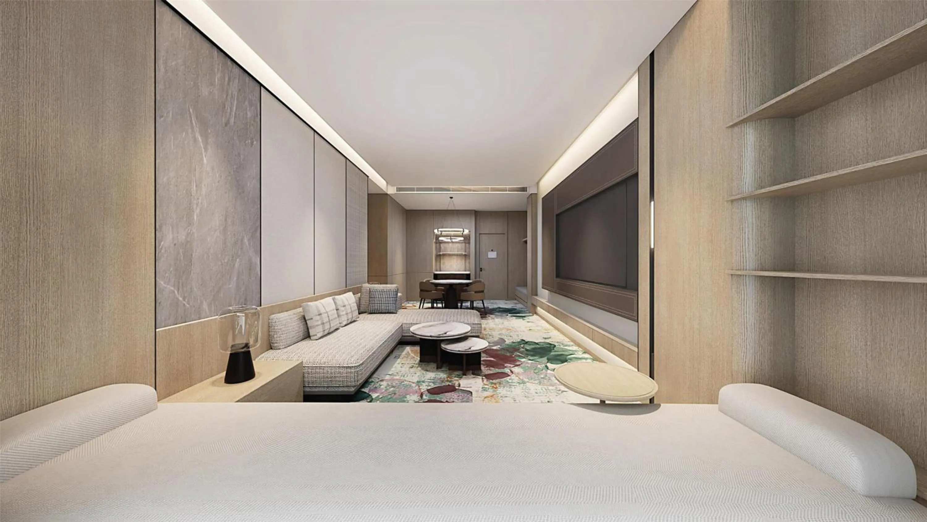 Living room, Bed in DoubleTree by Hilton Jakarta Kemayoran