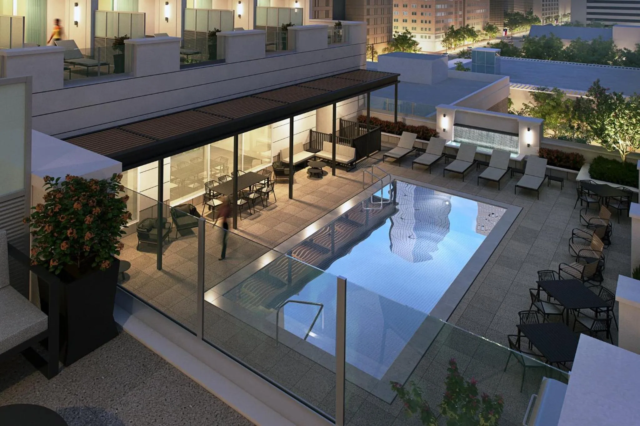 Swimming pool in Holiday Inn Express Houston Downtown by IHG