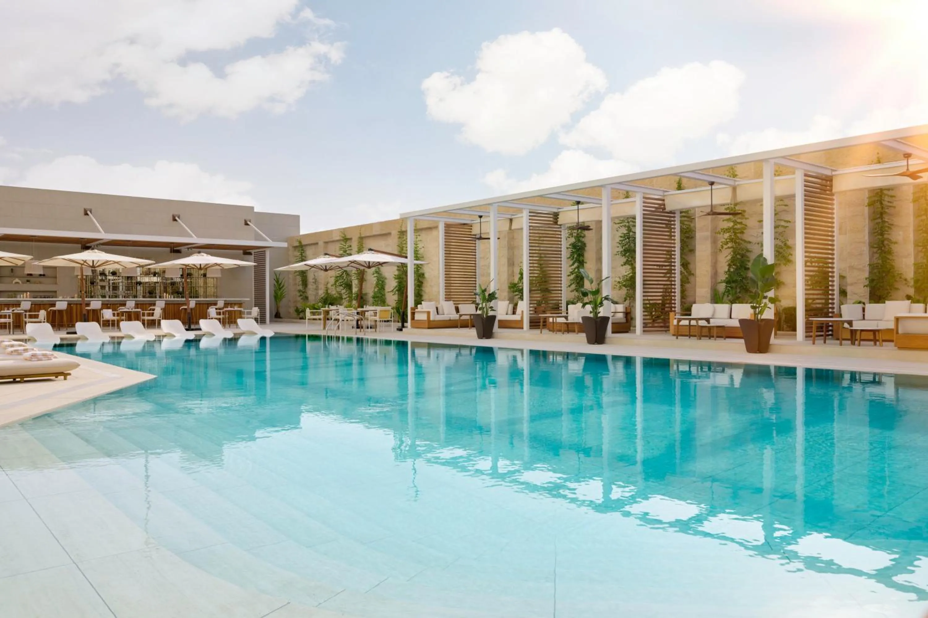Swimming pool in Kimpton KAFD Riyadh by IHG