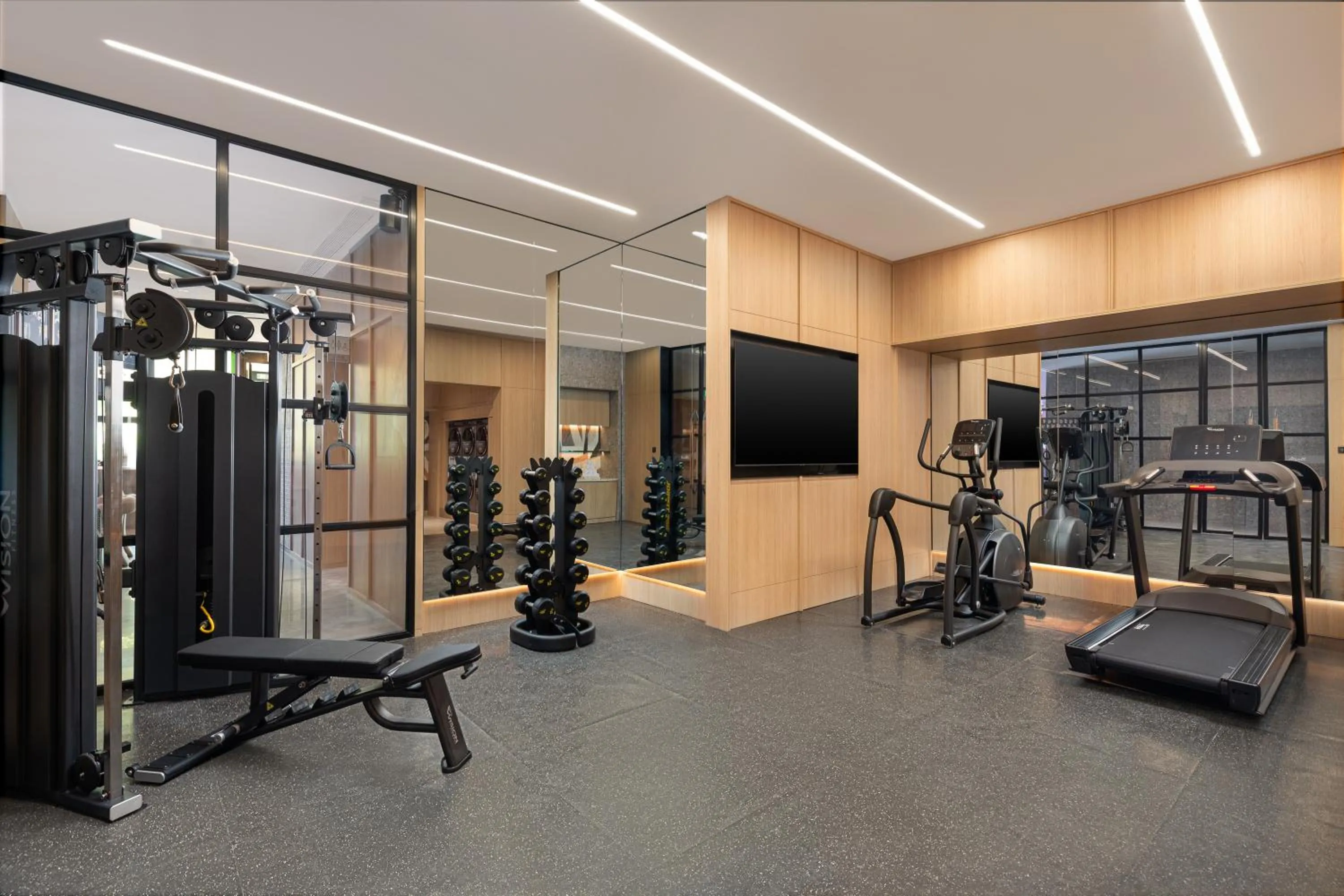 Fitness centre/facilities in Atwell Suites Shanghai by IHG, Wuning Road Global Harbor Branch