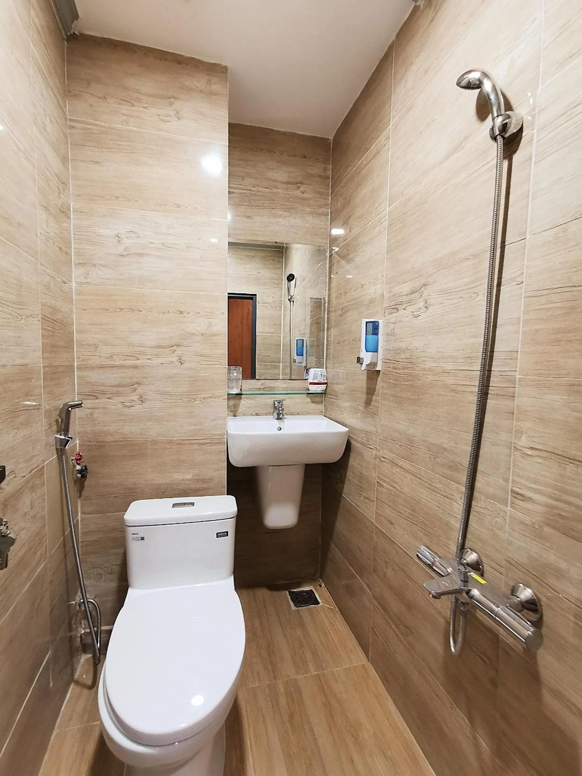 Shower in Number One Hotel