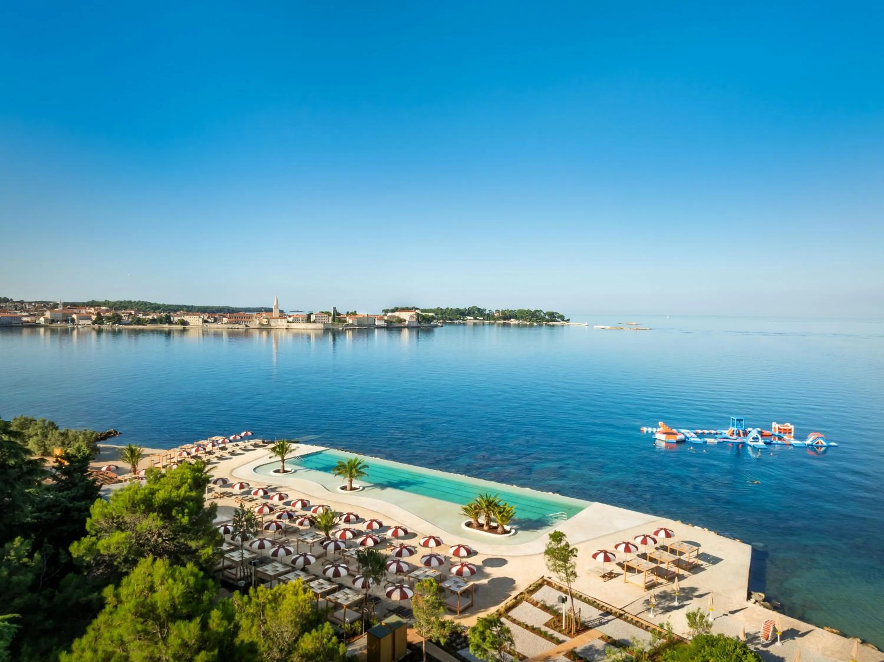 Beach in Pical Resort, Valamar Collection
