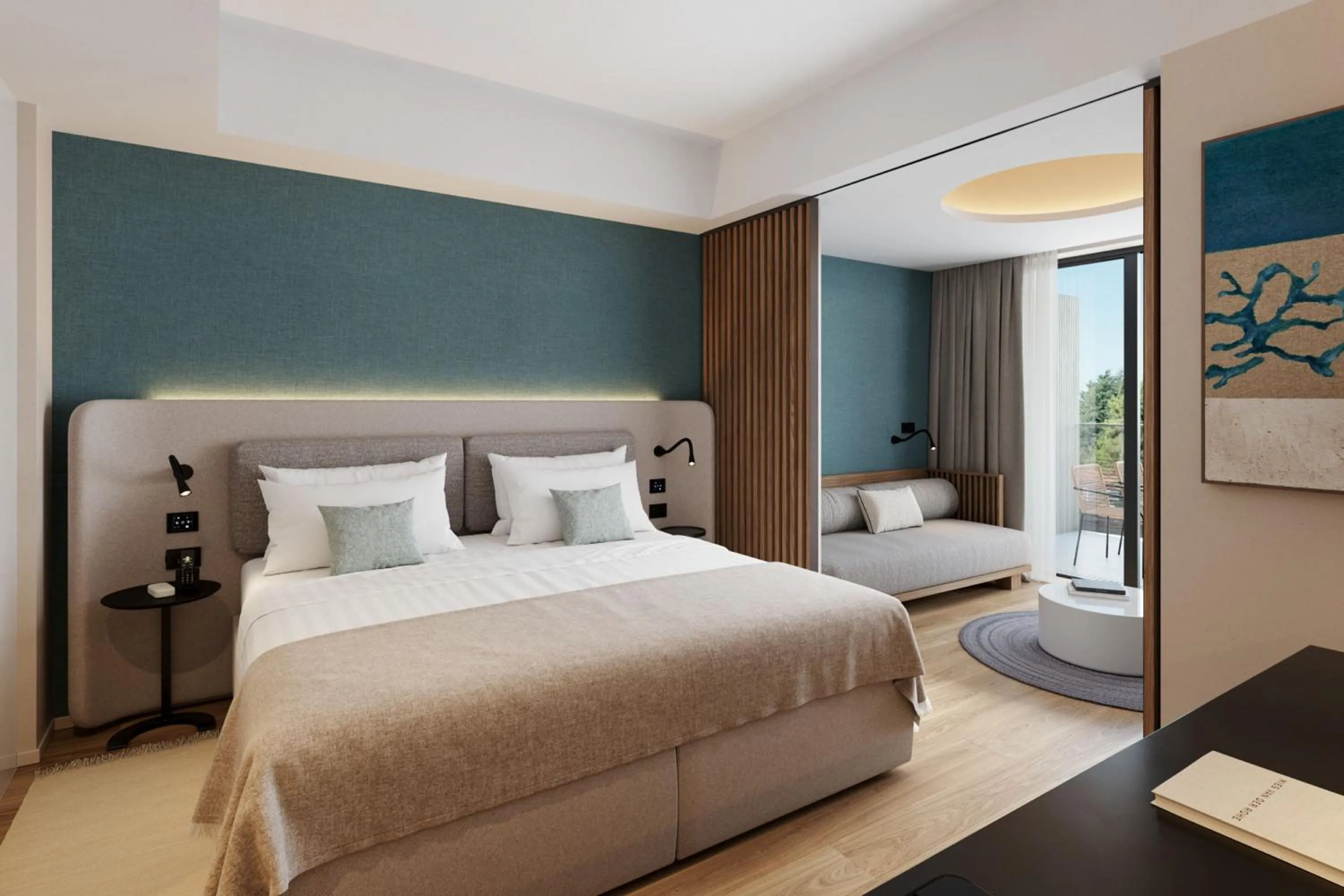 Bedroom, Bed in Pical Resort, Valamar Collection