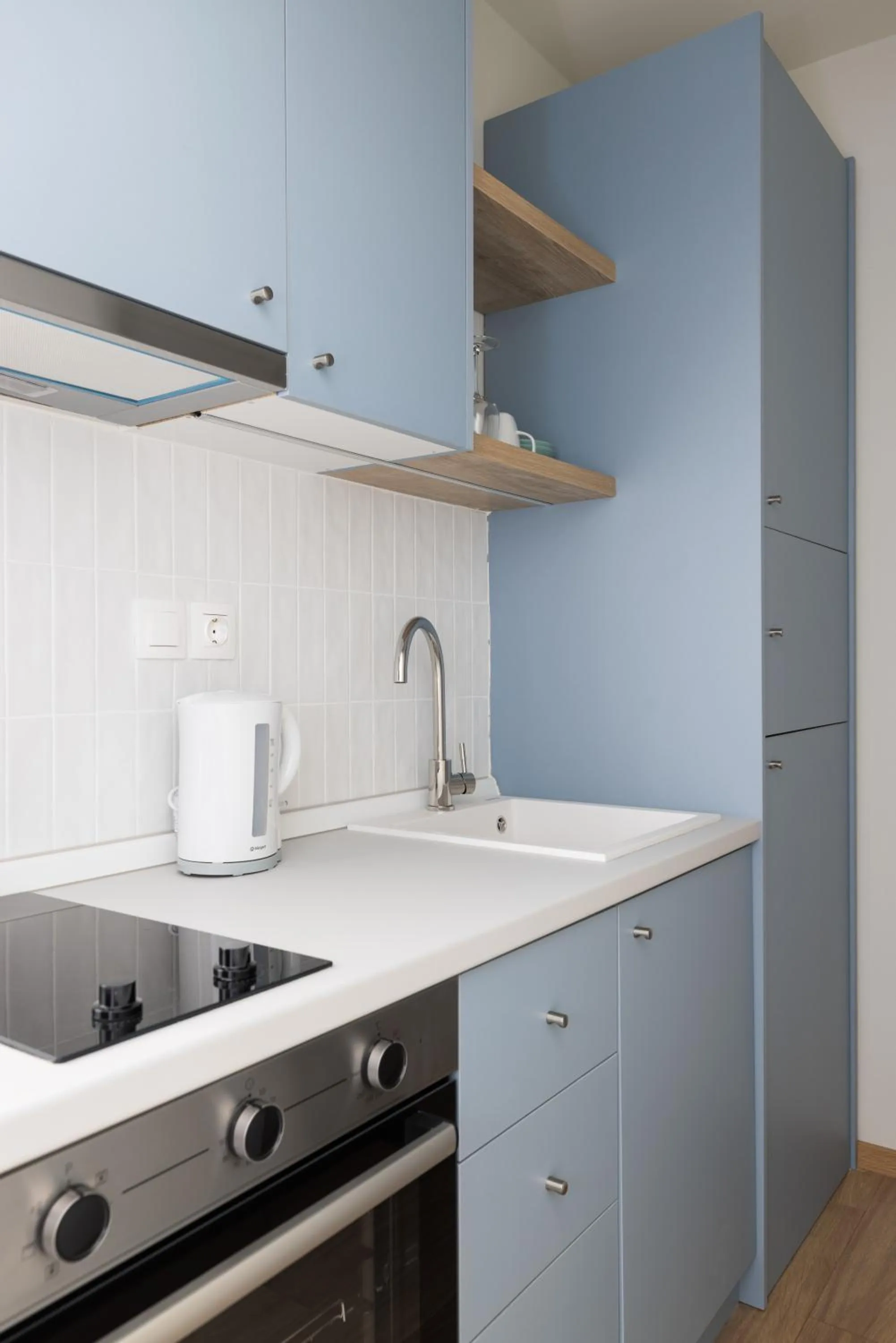 Kitchen or kitchenette in Celine Volos by halu! Cozy apartments in the center