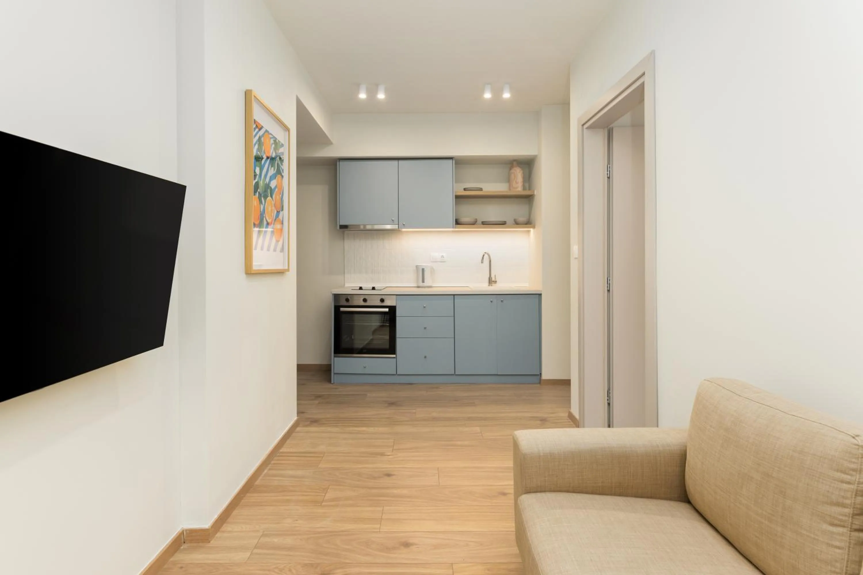 TV and multimedia in Celine Volos by halu! Cozy apartments in the center