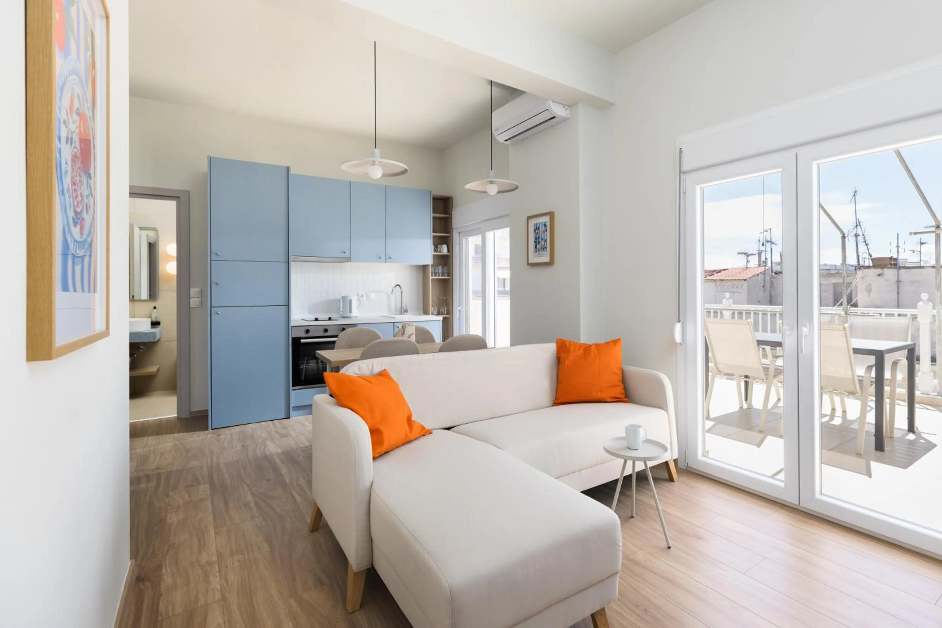 Kitchen or kitchenette in Celine Volos by halu! Cozy apartments in the center