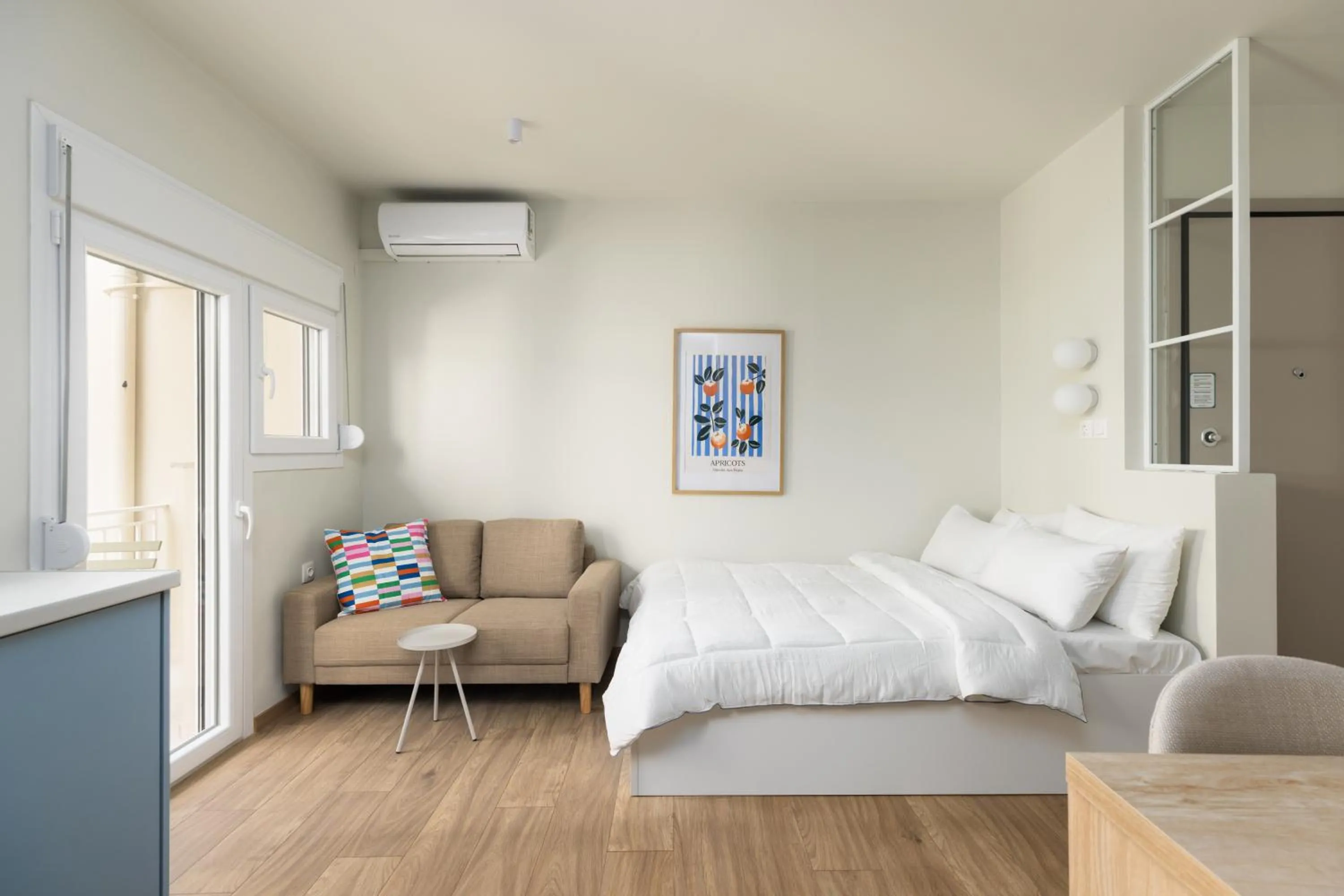 Bed in Celine Volos by halu! Cozy apartments in the center