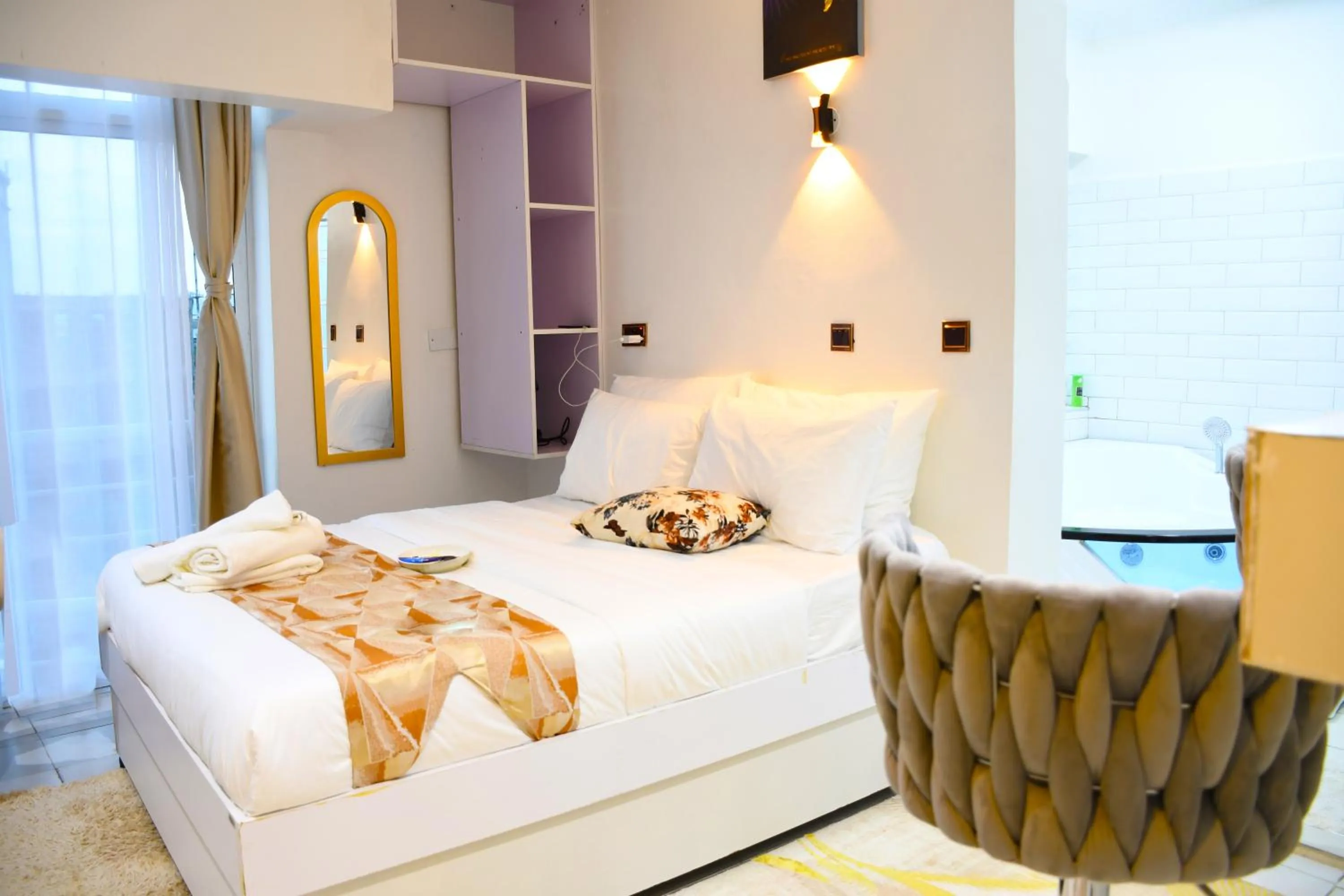 Bed in Rio Eco Gardens Hotel