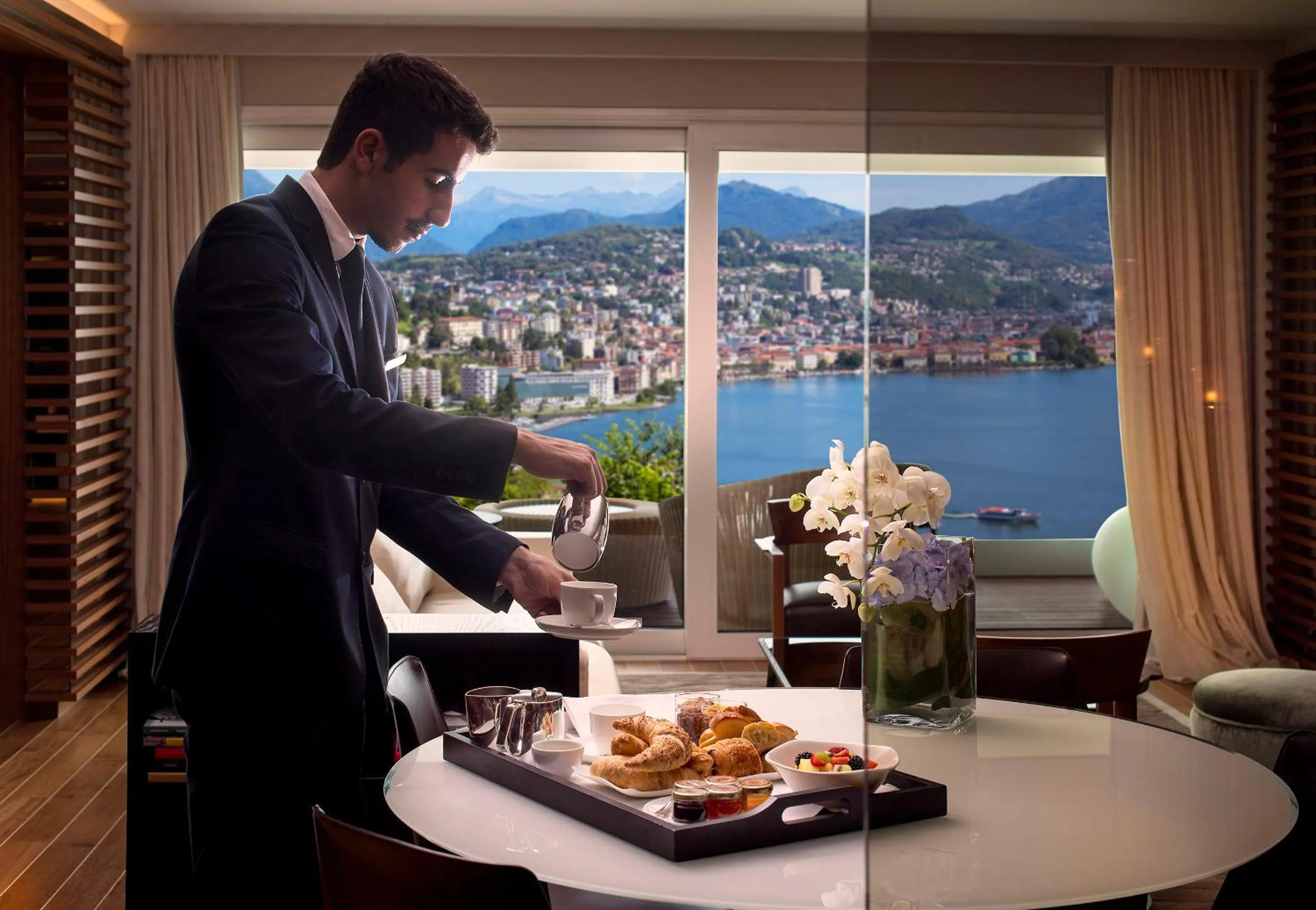 Food and drinks in The View Lugano