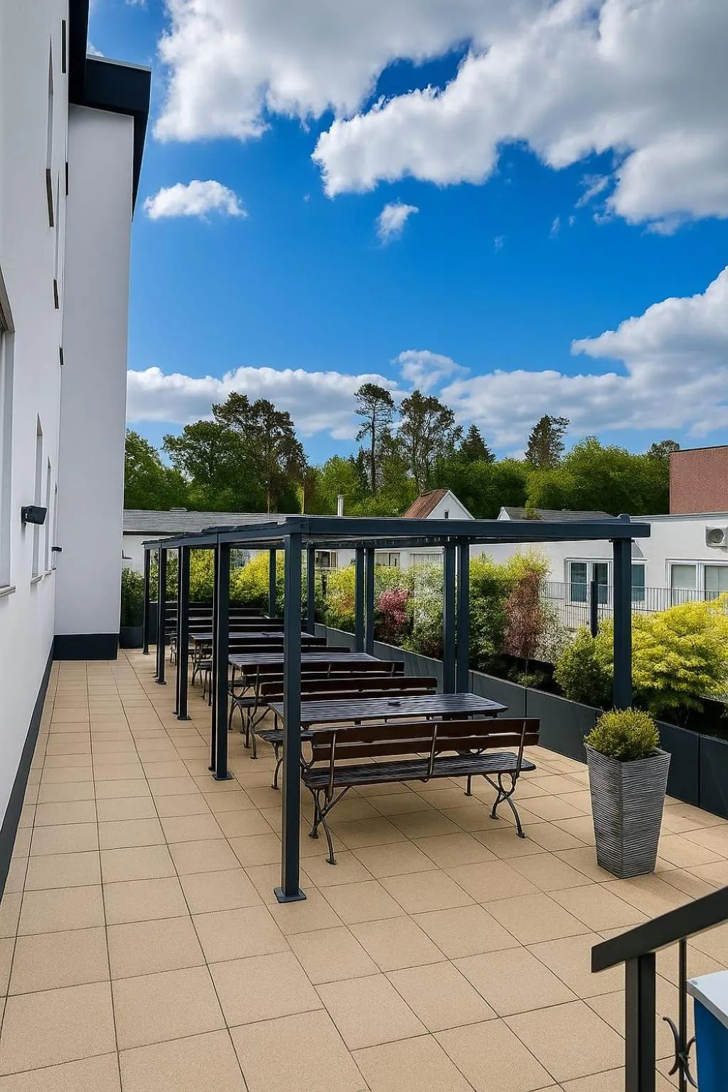 Patio in AR Boutique Hotel Heusenstamm