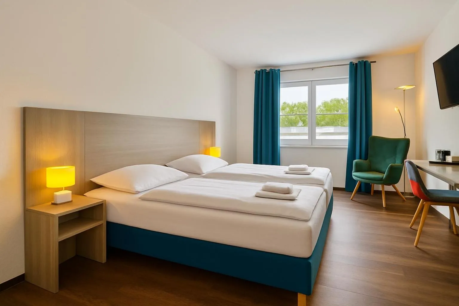 Bed in AR Boutique Hotel Heusenstamm