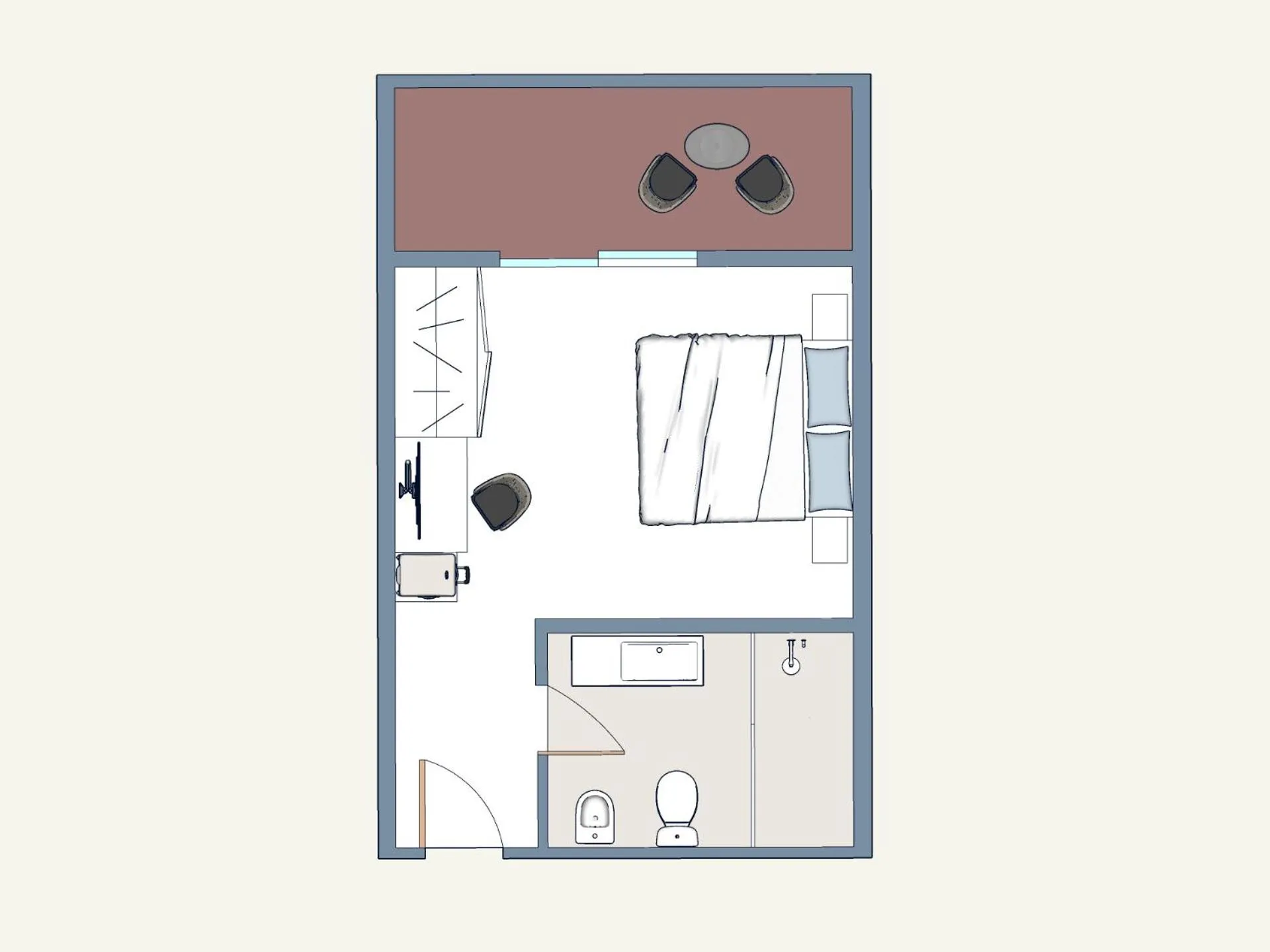 Floor plan in Hotel Al Cigno