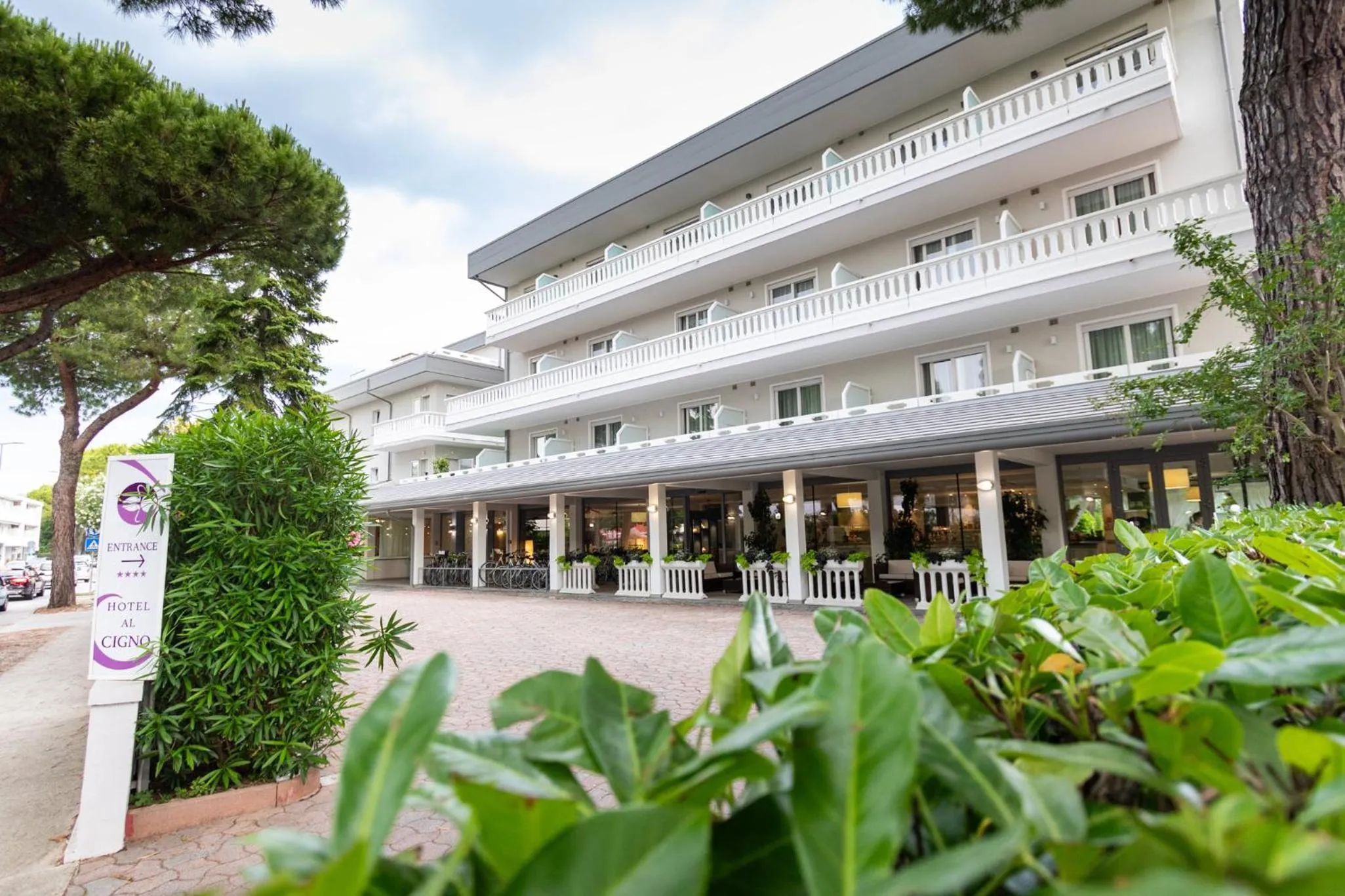 Property building in Hotel Al Cigno