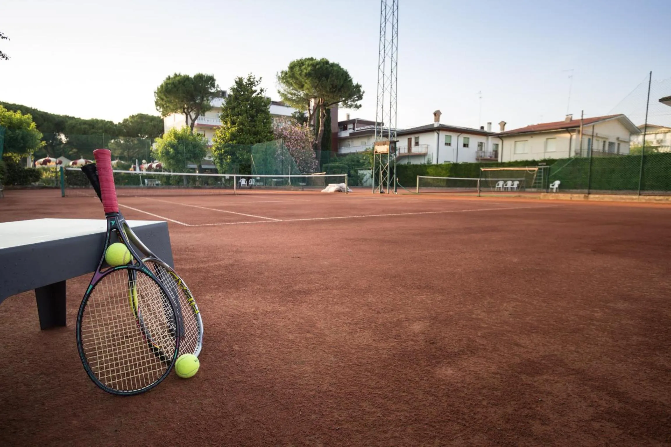 Tennis court in Hotel Al Cigno