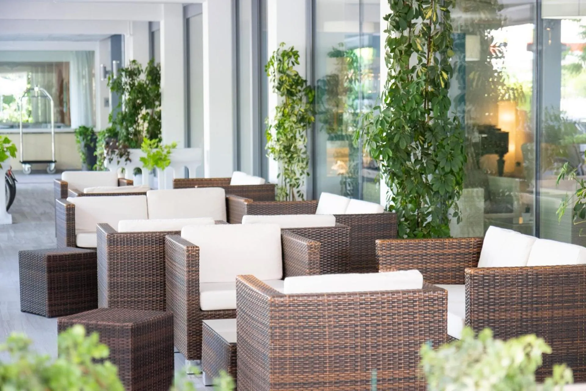 Patio in Hotel Al Cigno