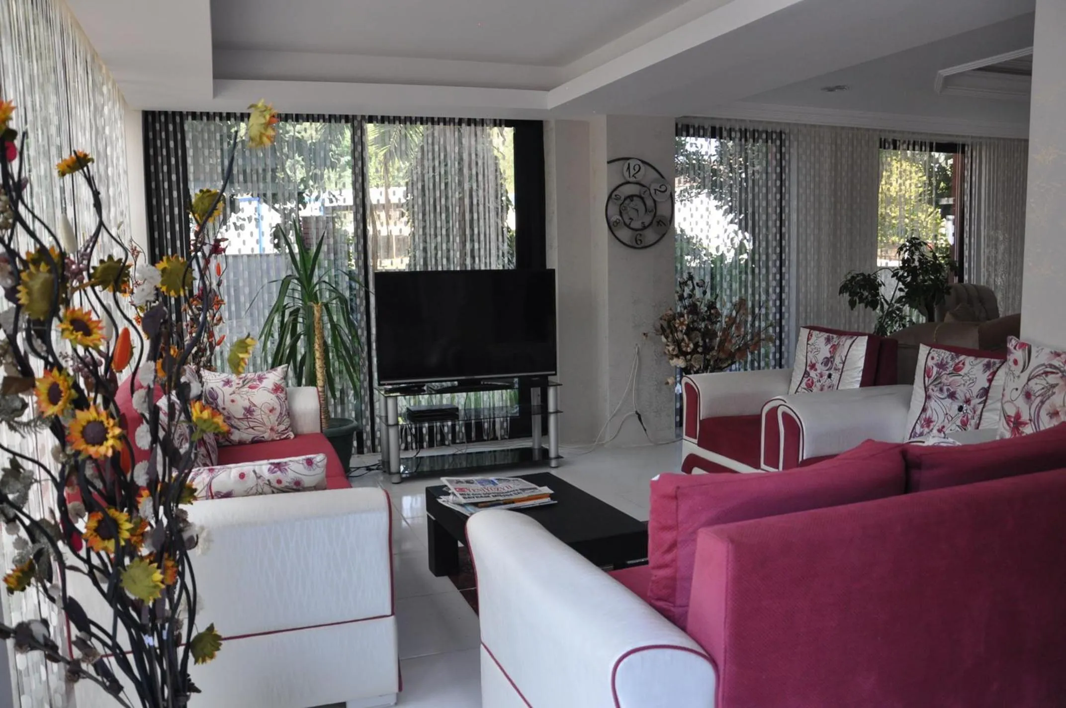 Living room in Oskar Hotel