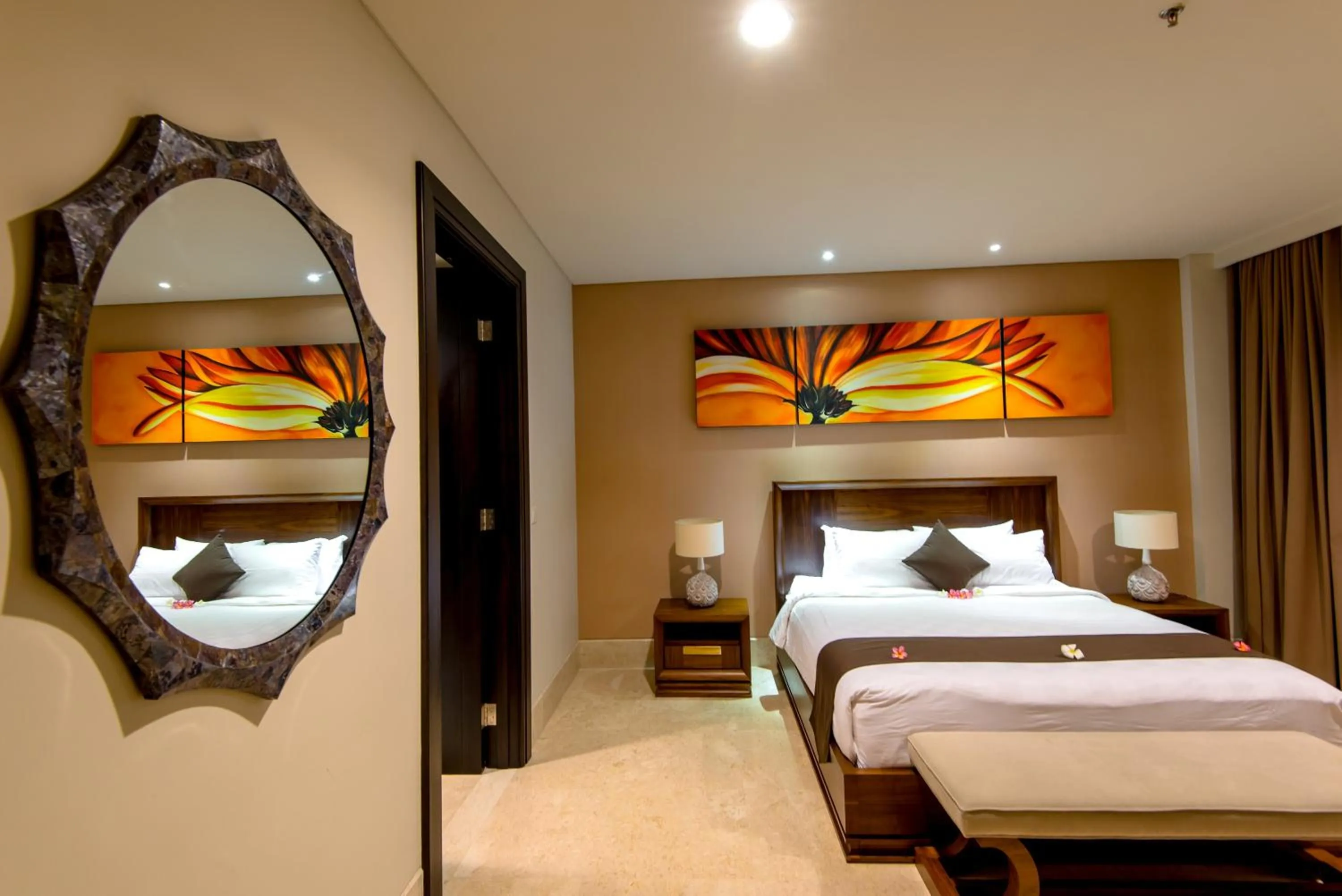 Bed in Luxury Apartment at AYANA Residences