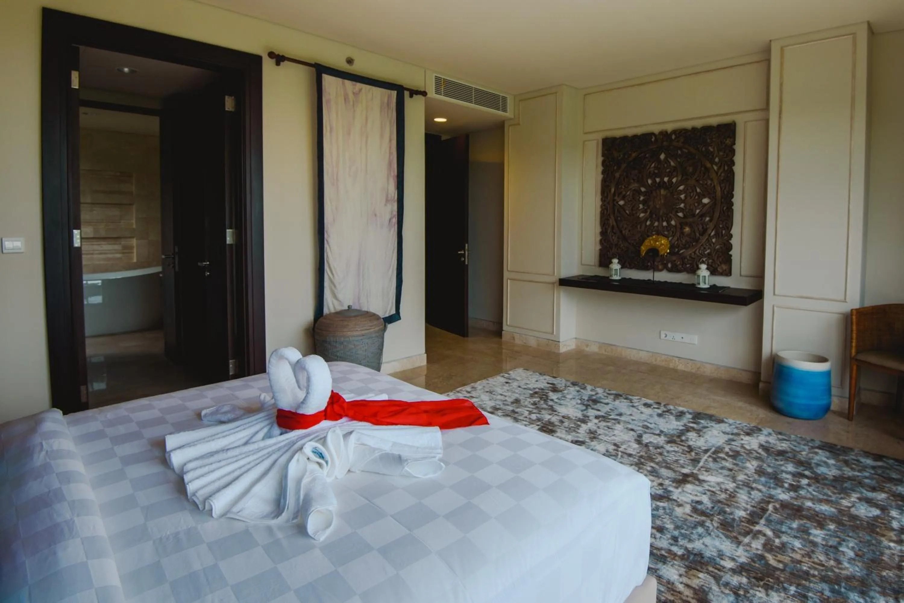 Bed in Luxury Apartment at AYANA Residences