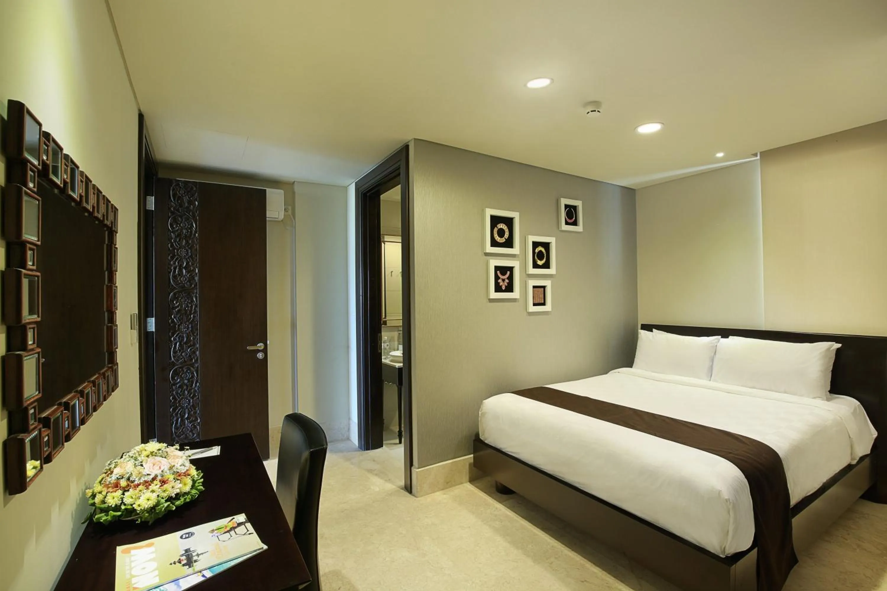 Bed in Luxury Apartment at AYANA Residences