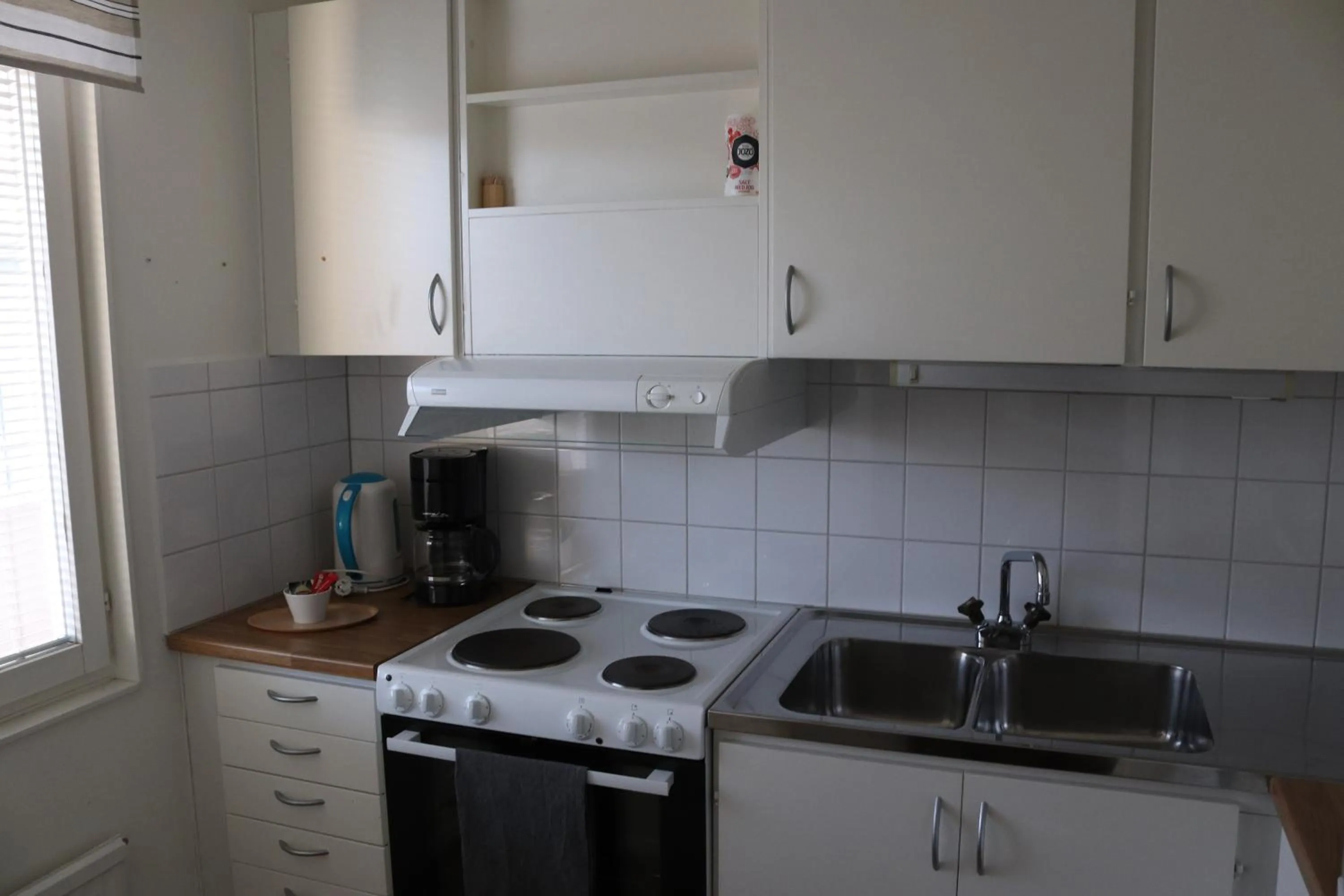 Kitchen or kitchenette in RS Lägenhetshotell Skövde