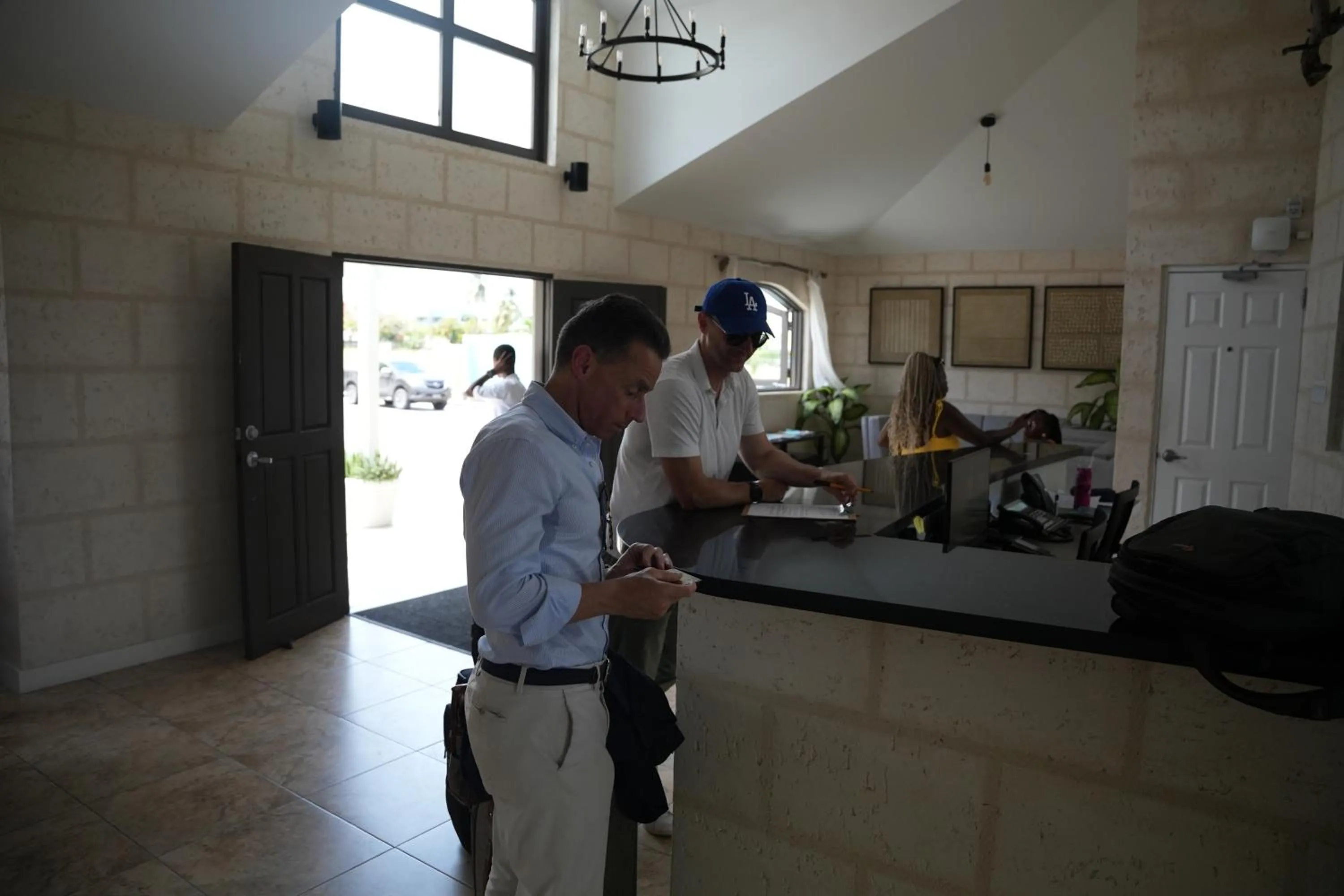 Lobby or reception in Hôtel Le Roy