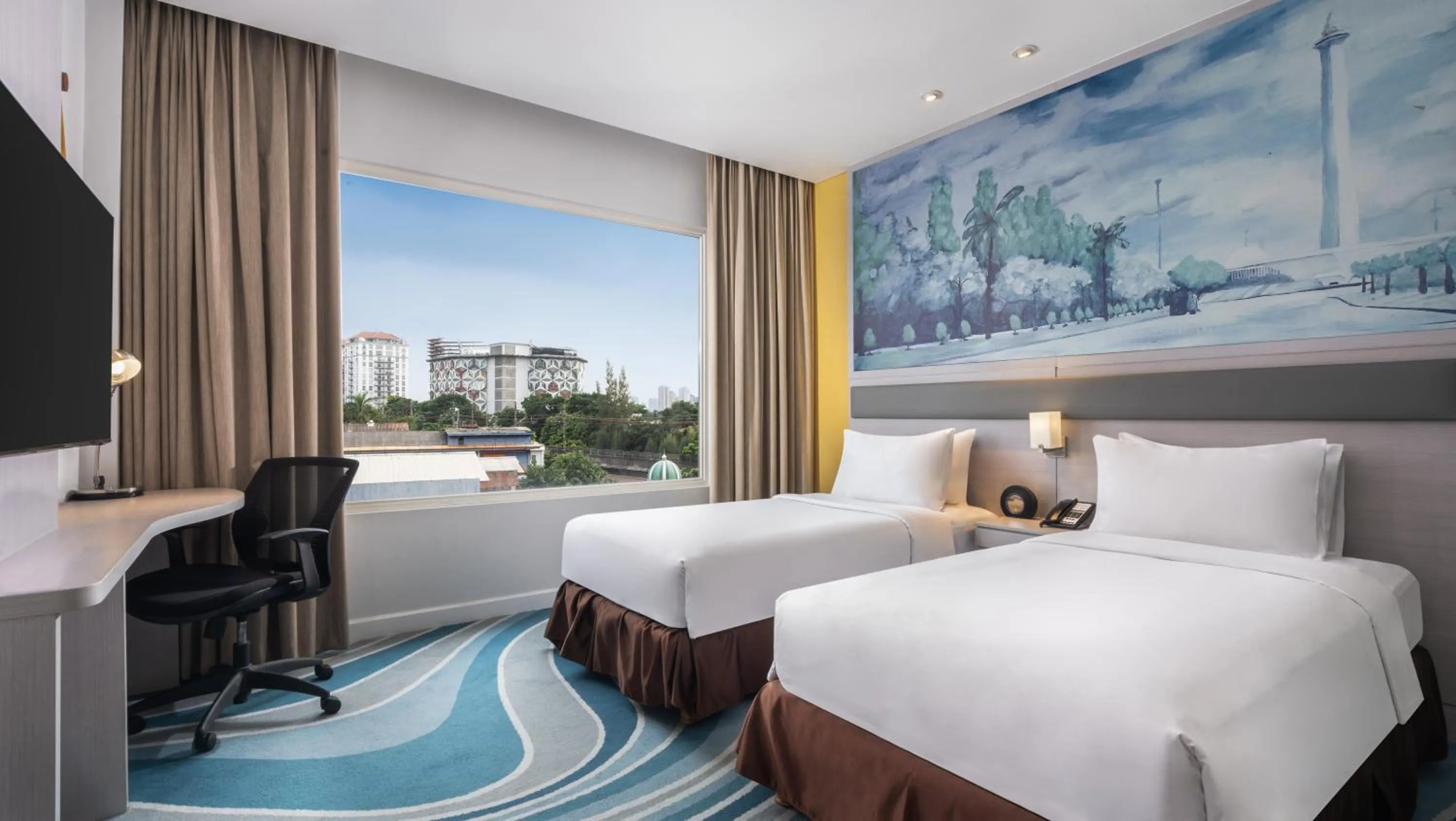 Property building, Bed in Mercure Jakarta Cikini