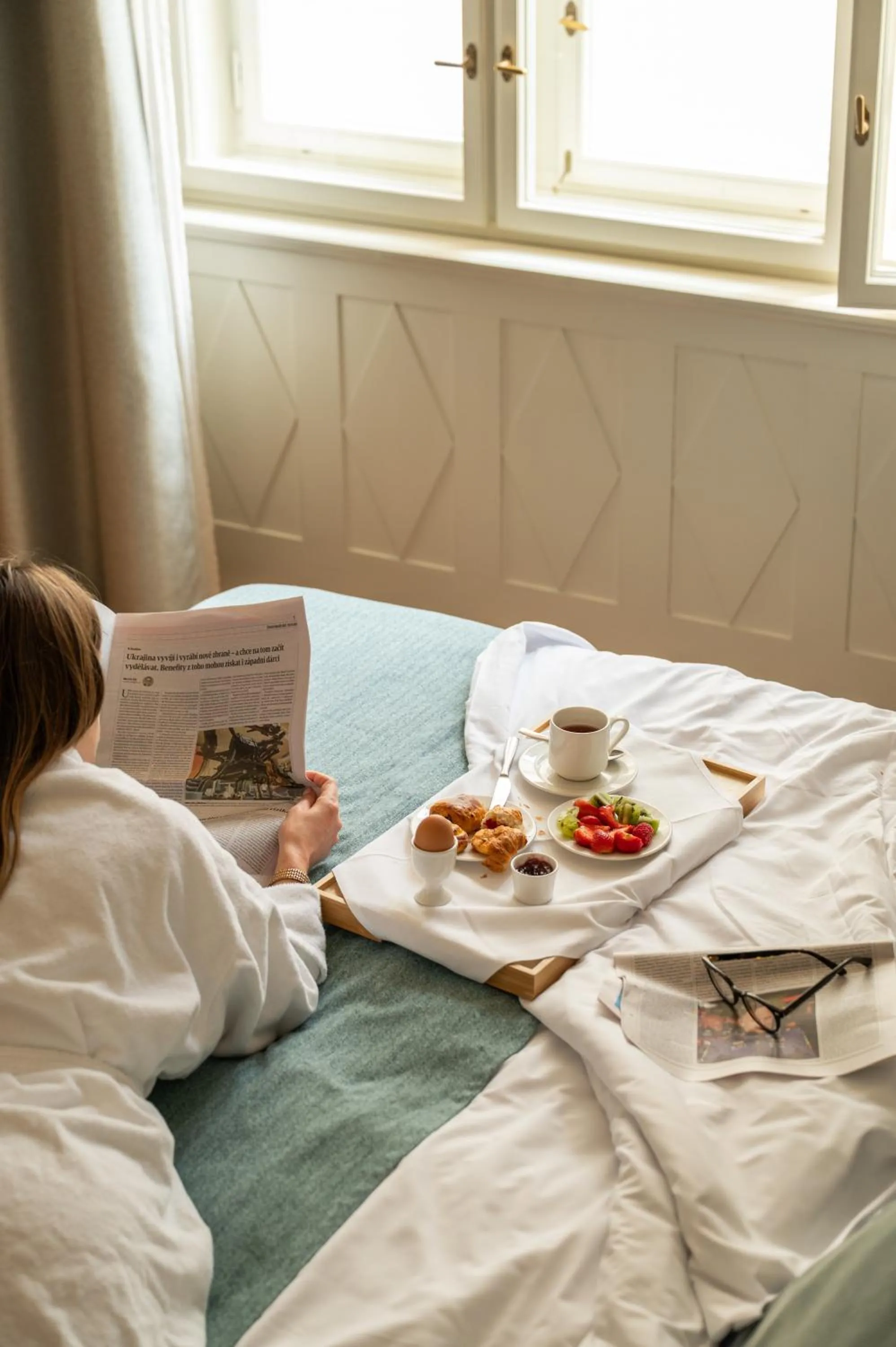 Bed in BoHo Prague Hotel - Small Luxury Hotels