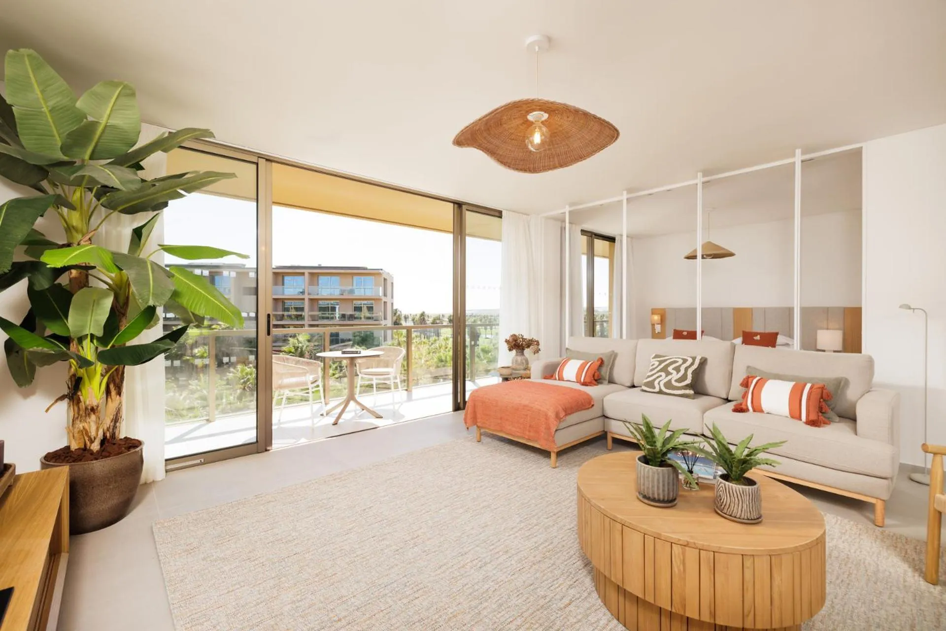 Living room in Flamingos Salgados